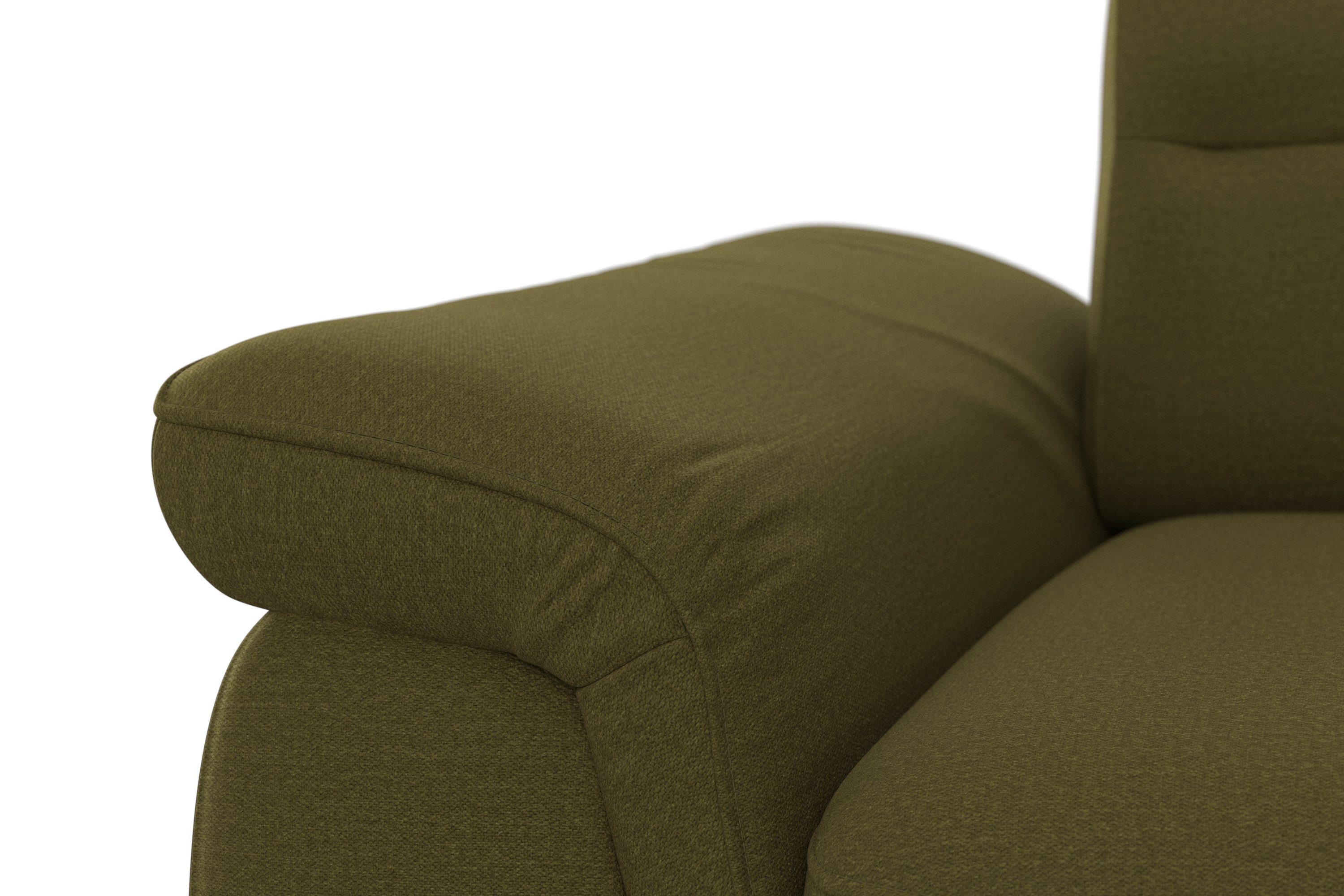 sit&more Hoekbank Sinatra L-vorm met ottomane, optioneel met verstelbare hoofdsteun en armleuning