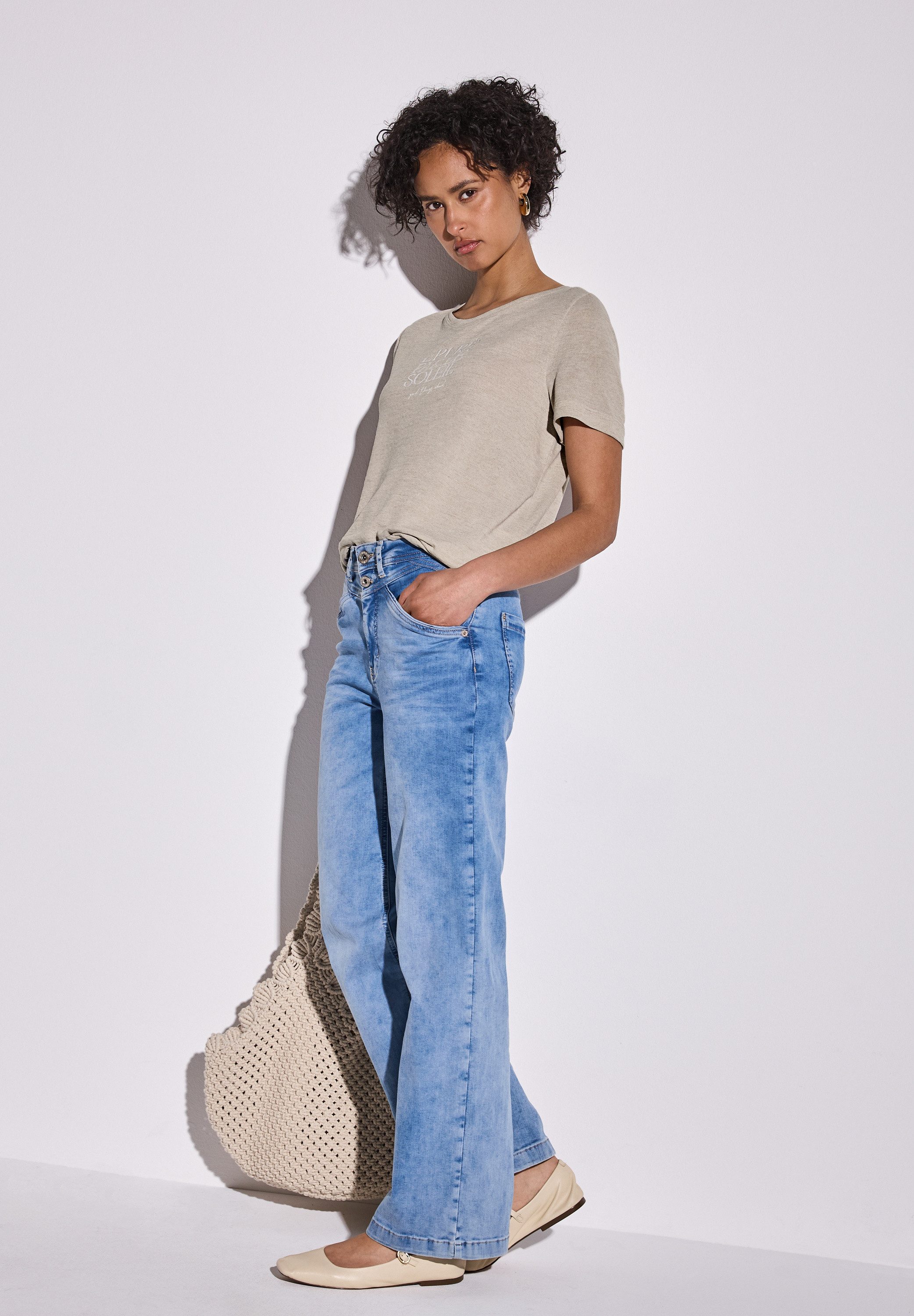 STREET ONE T-shirt met tekst