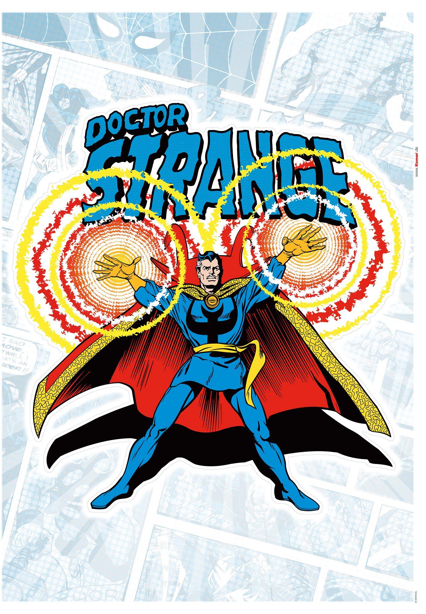 Komar Wandfolie Doctor Strange Comic Classic (1 stuk)