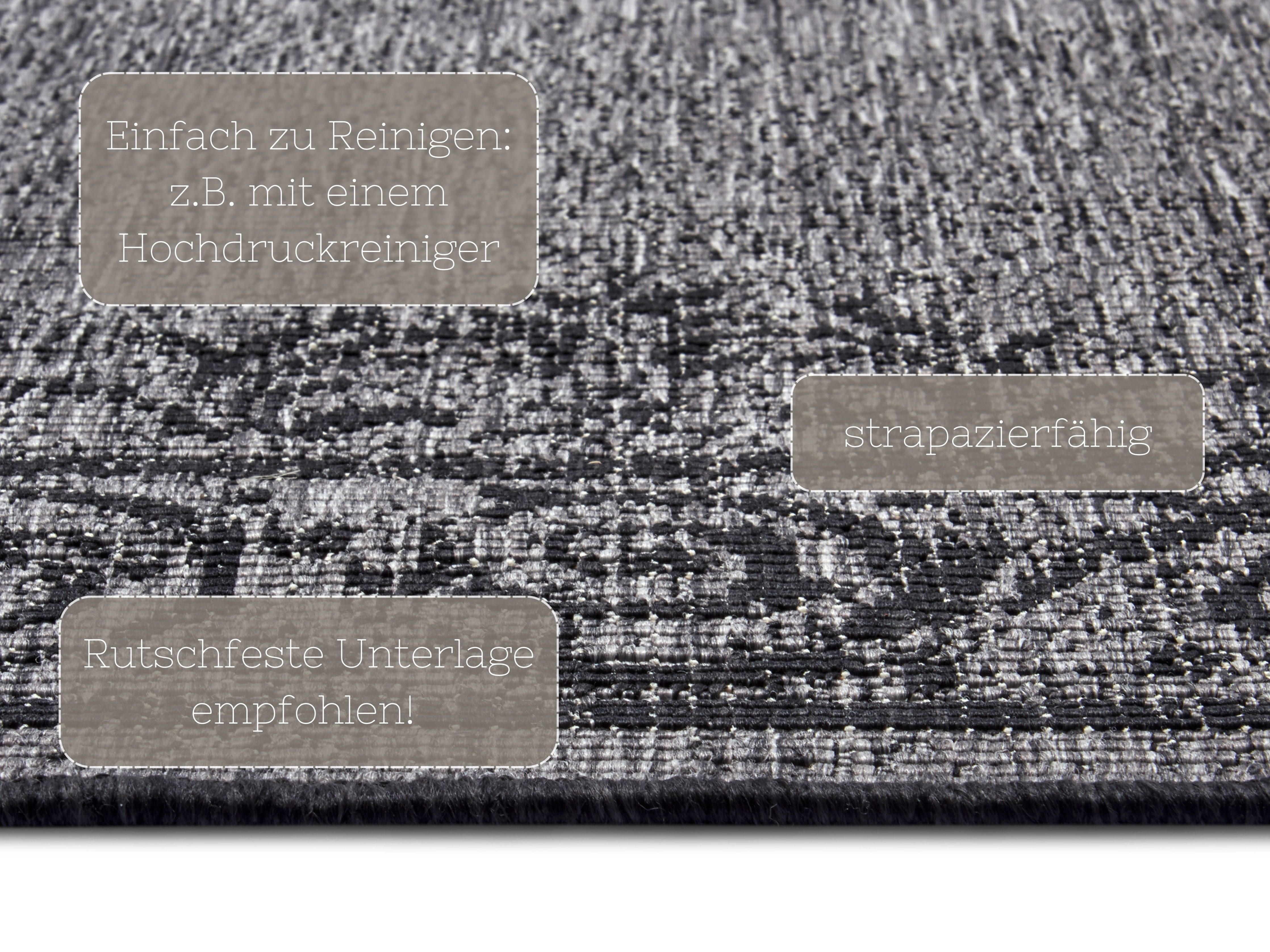 NORTHRUGS Vloerkleed CEBU tweezijdig te gebruiken kleed In- & outdoor, weerbestendig, balkon, woonkamer, waterbestendig, oriëntaals
