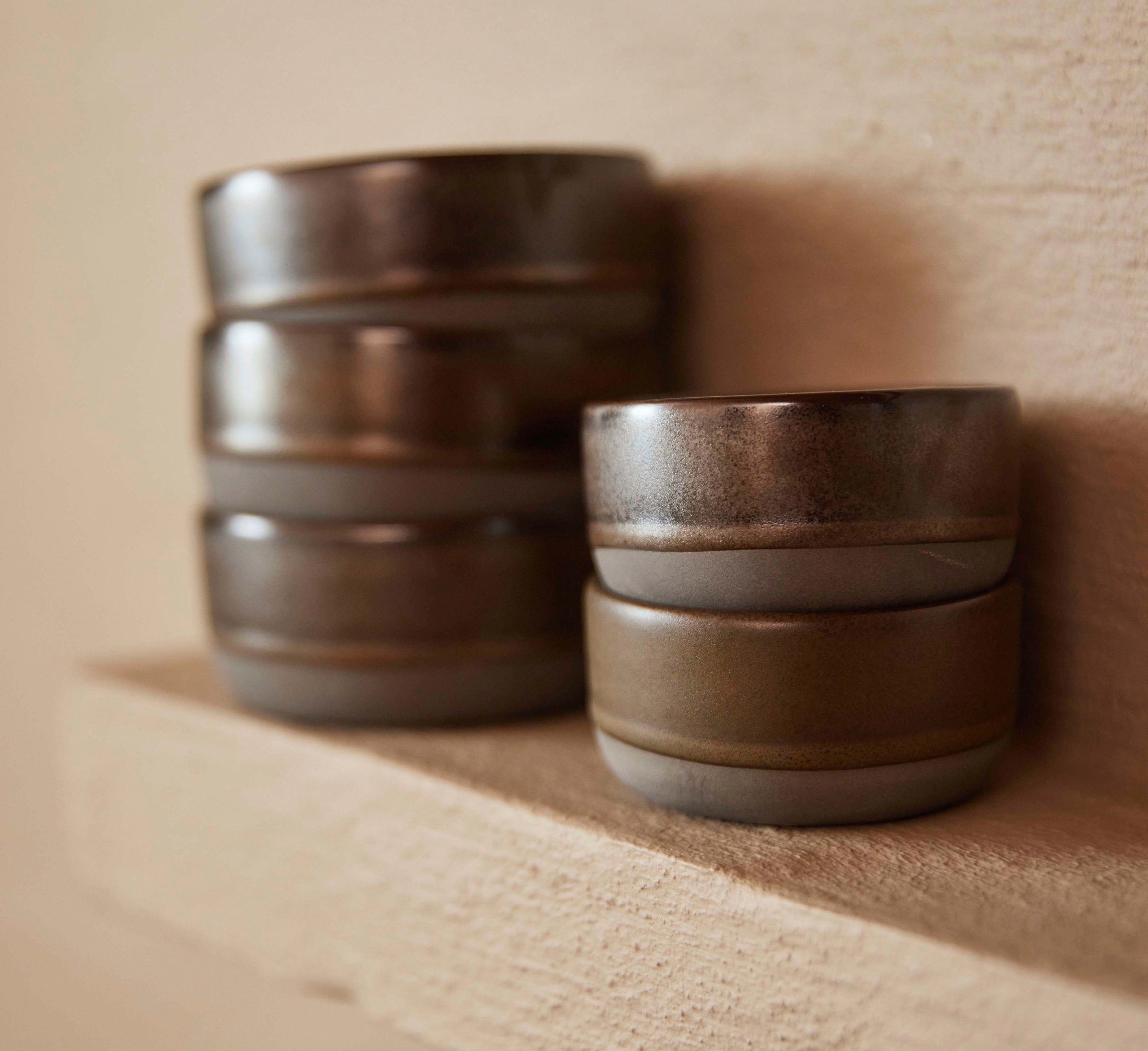 aida RAW Schaal Raw Aardewerk, Ø 13,5 cm (set, 6-delig)