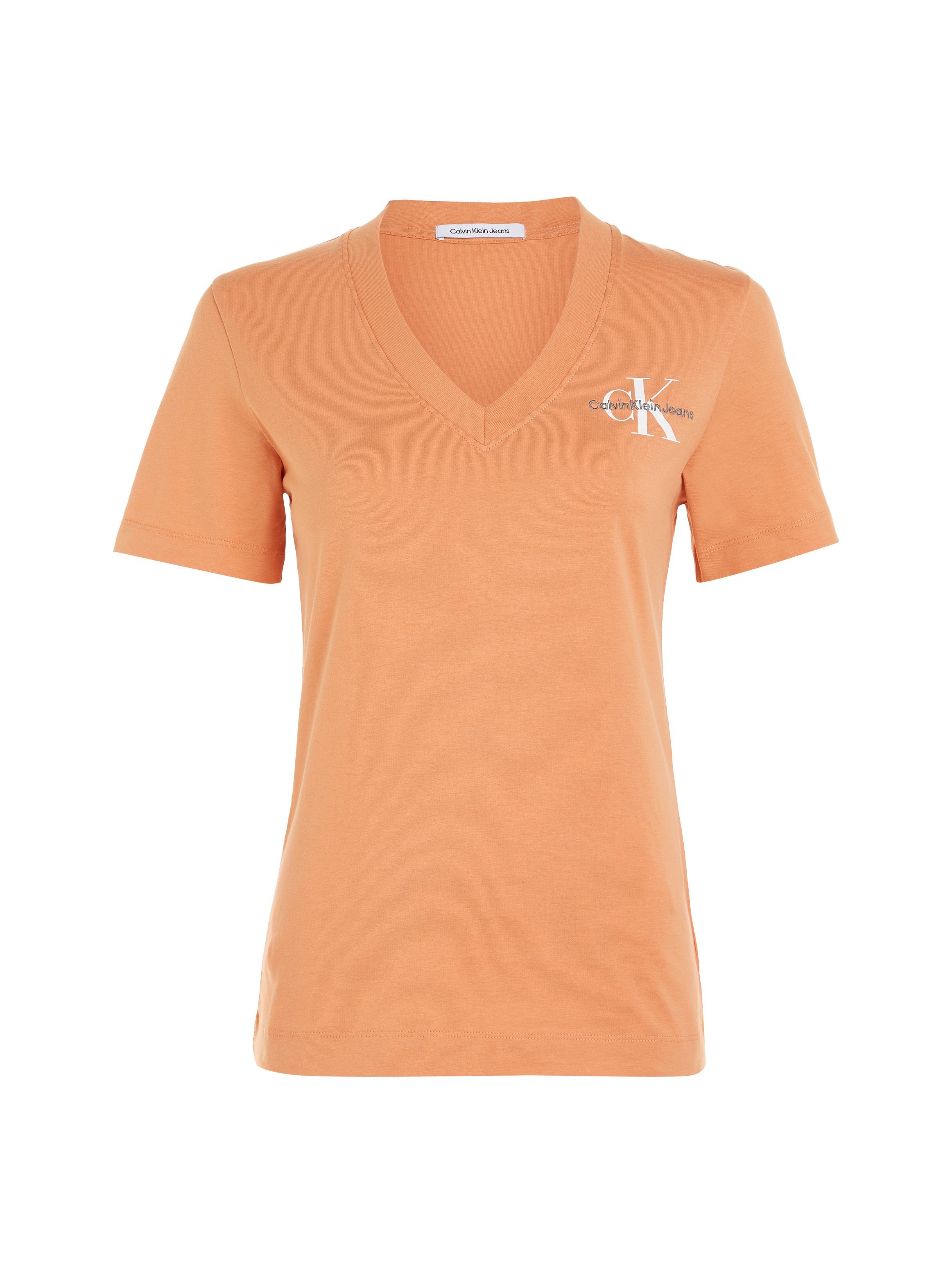 Calvin Klein Shirt met V-hals MONOLOGO SLIM V-NECK TEE