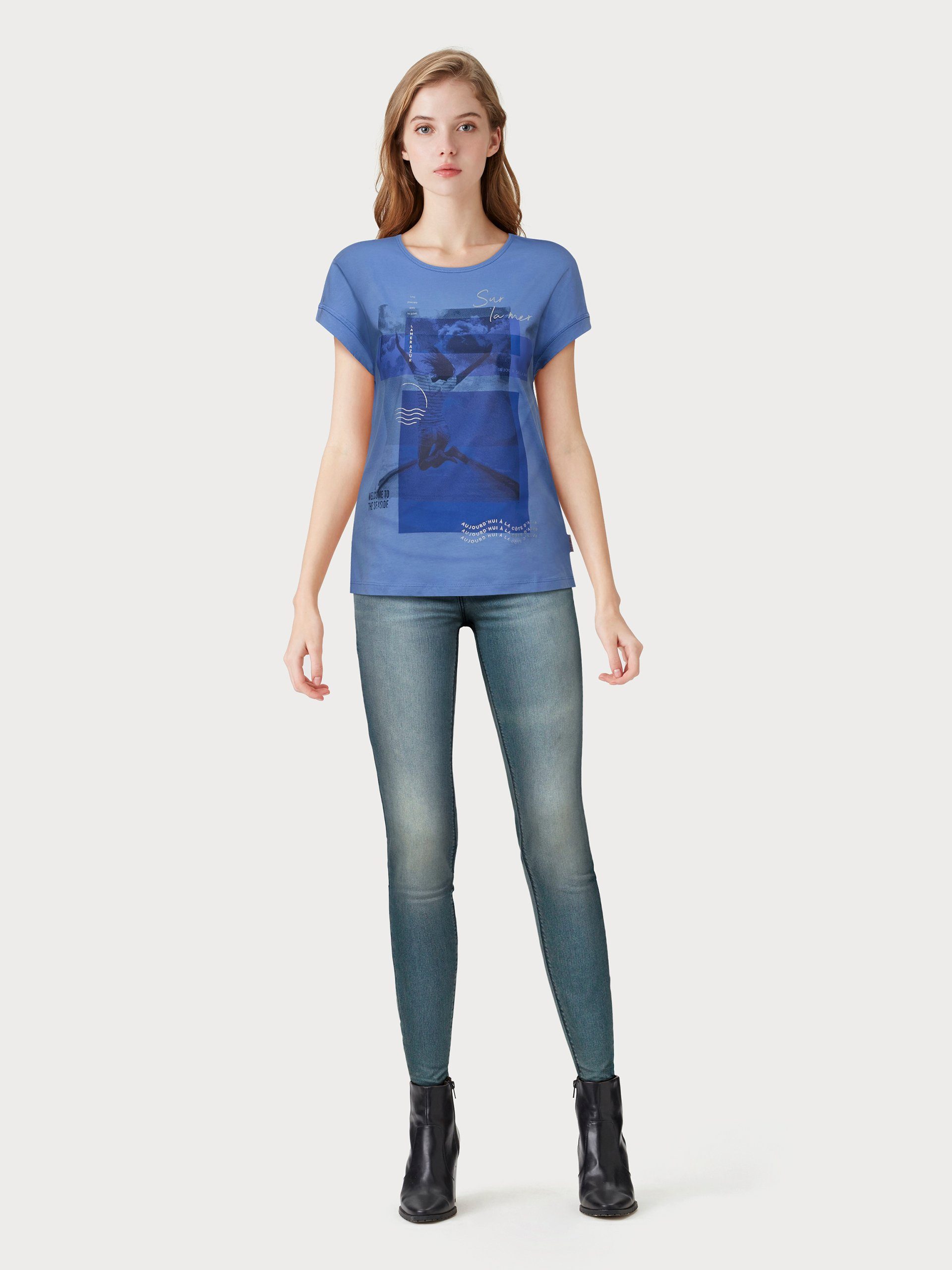 Arizona Skinny fit jeans Shaping skinny pasvorm, normale taille, in stretchkwaliteit, used-look