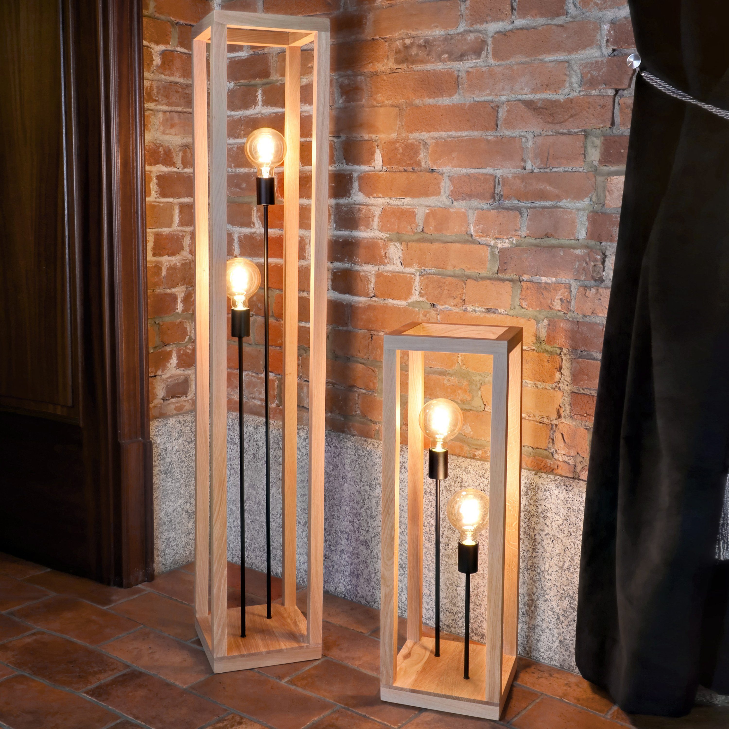 SPOT Light Staande lamp KAGO Natuurproduct van eikenhout met FSC®-certificaat