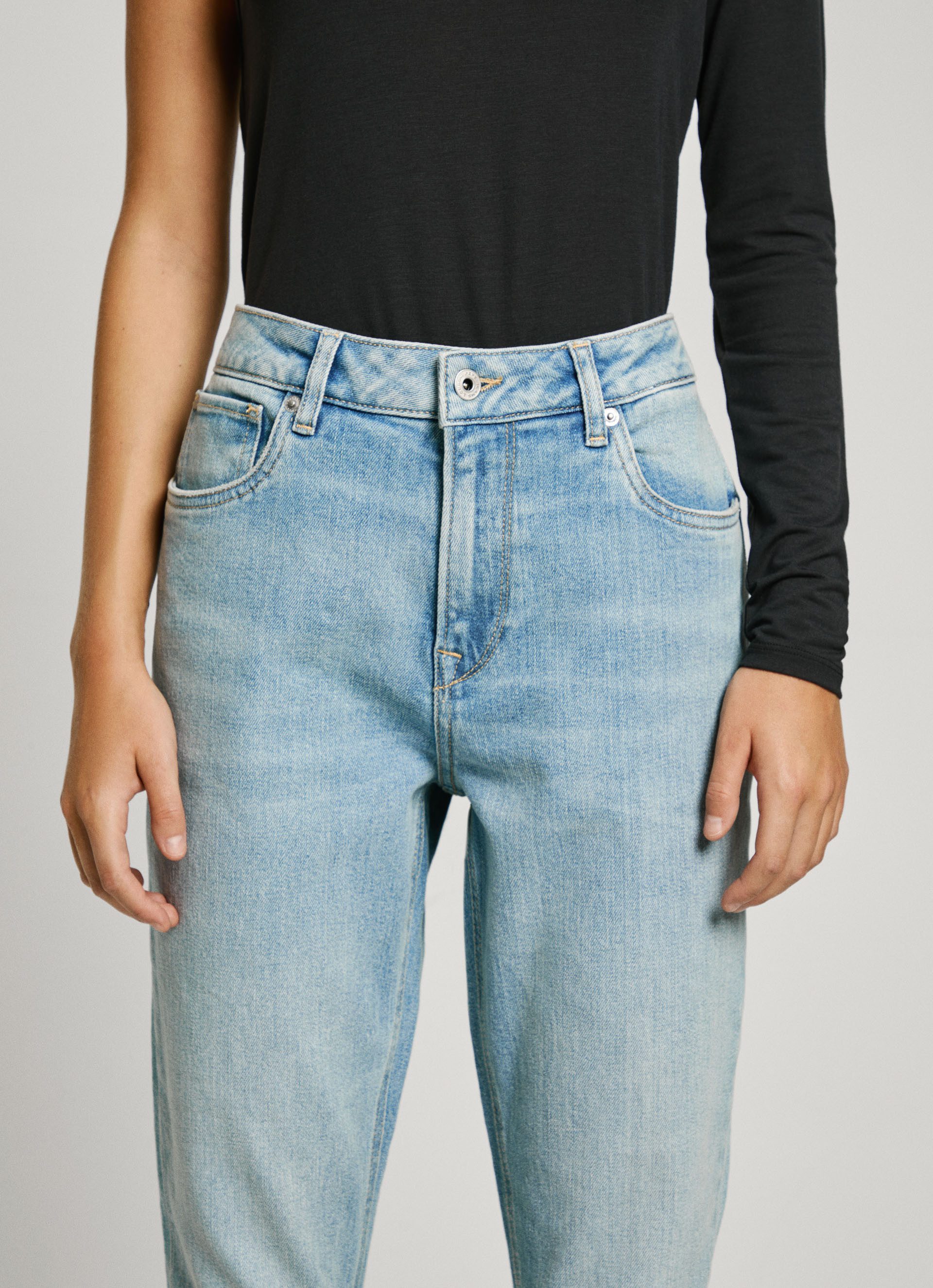 Pepe Jeans High-waist jeans TAPERED JEANS HW