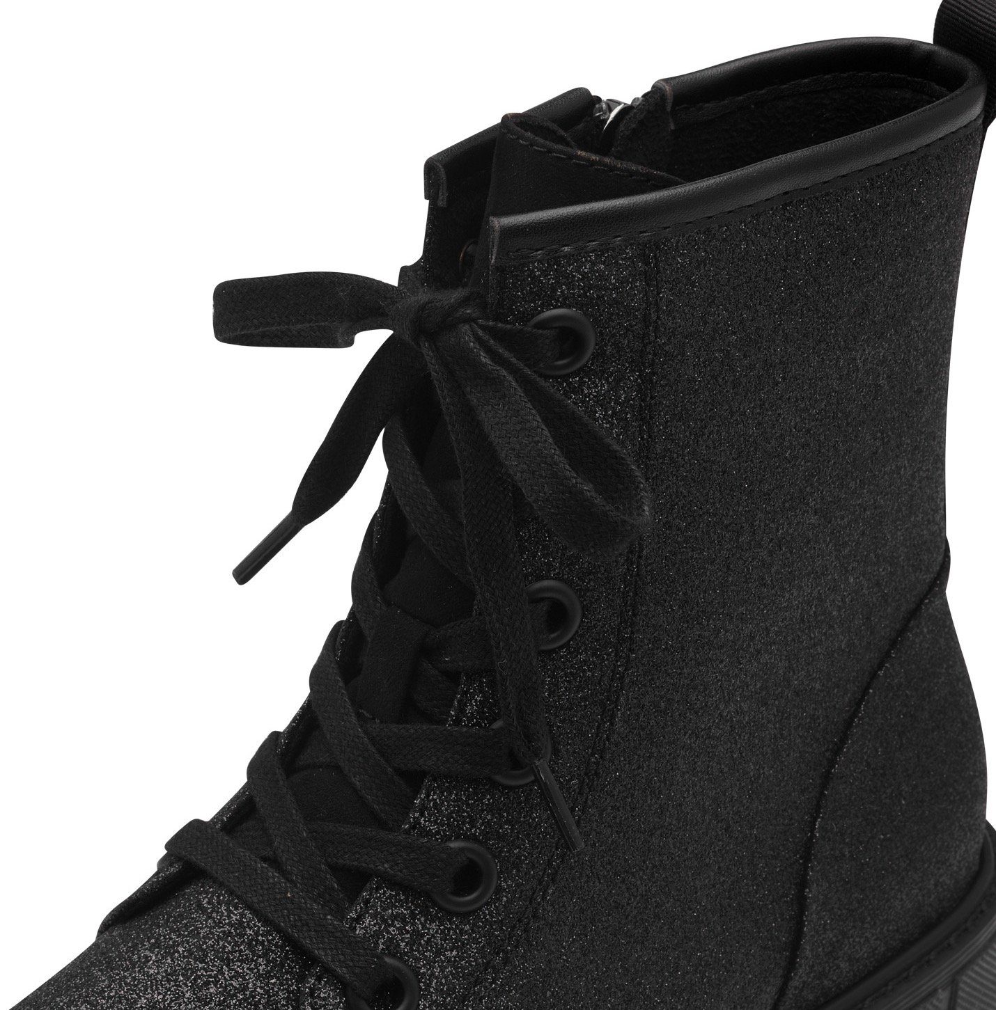 Marco Tozzi Veterlaarsjes , veterschoenen, chunky boots met praktische aantrek-lus
