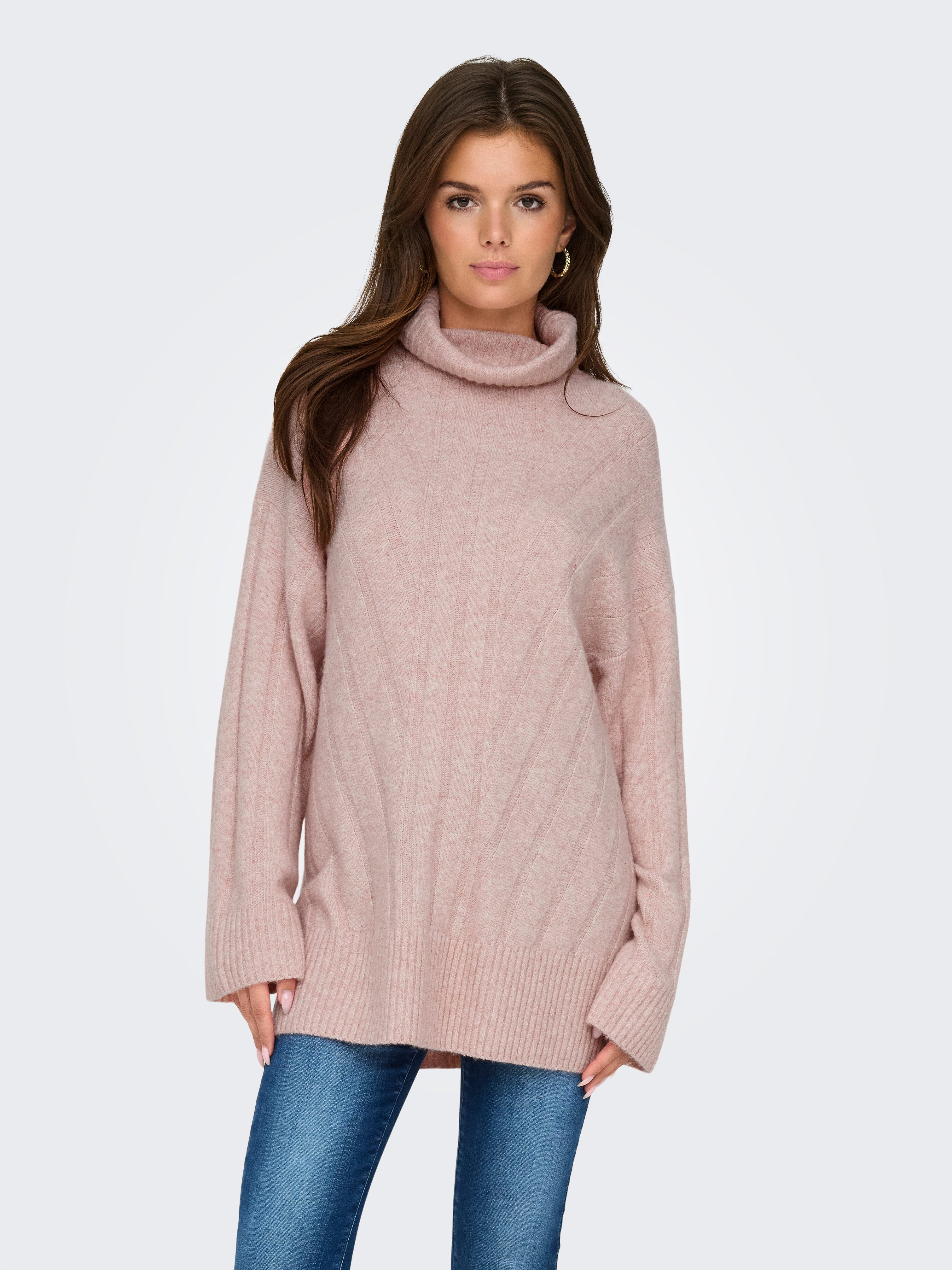 Only Coltrui ONLJEANETT LIFE L S RIB ROLLNECK CC KNT