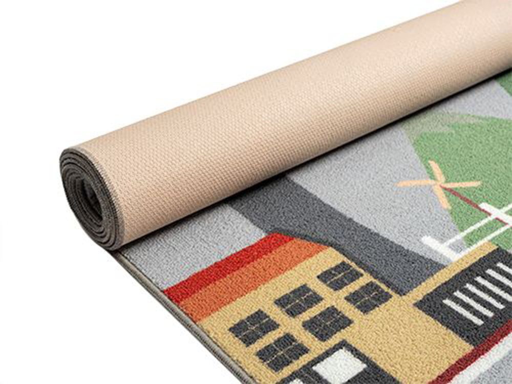 The carpet Vloerkleed Happy Life Life kinderkamer tapijt speelkleed onderhoudsvriendelijk