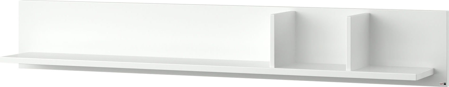 set one by Musterring Wandplank Tacoma Type 42, met 2 verticale scheidingswanden, breedte 180 cm