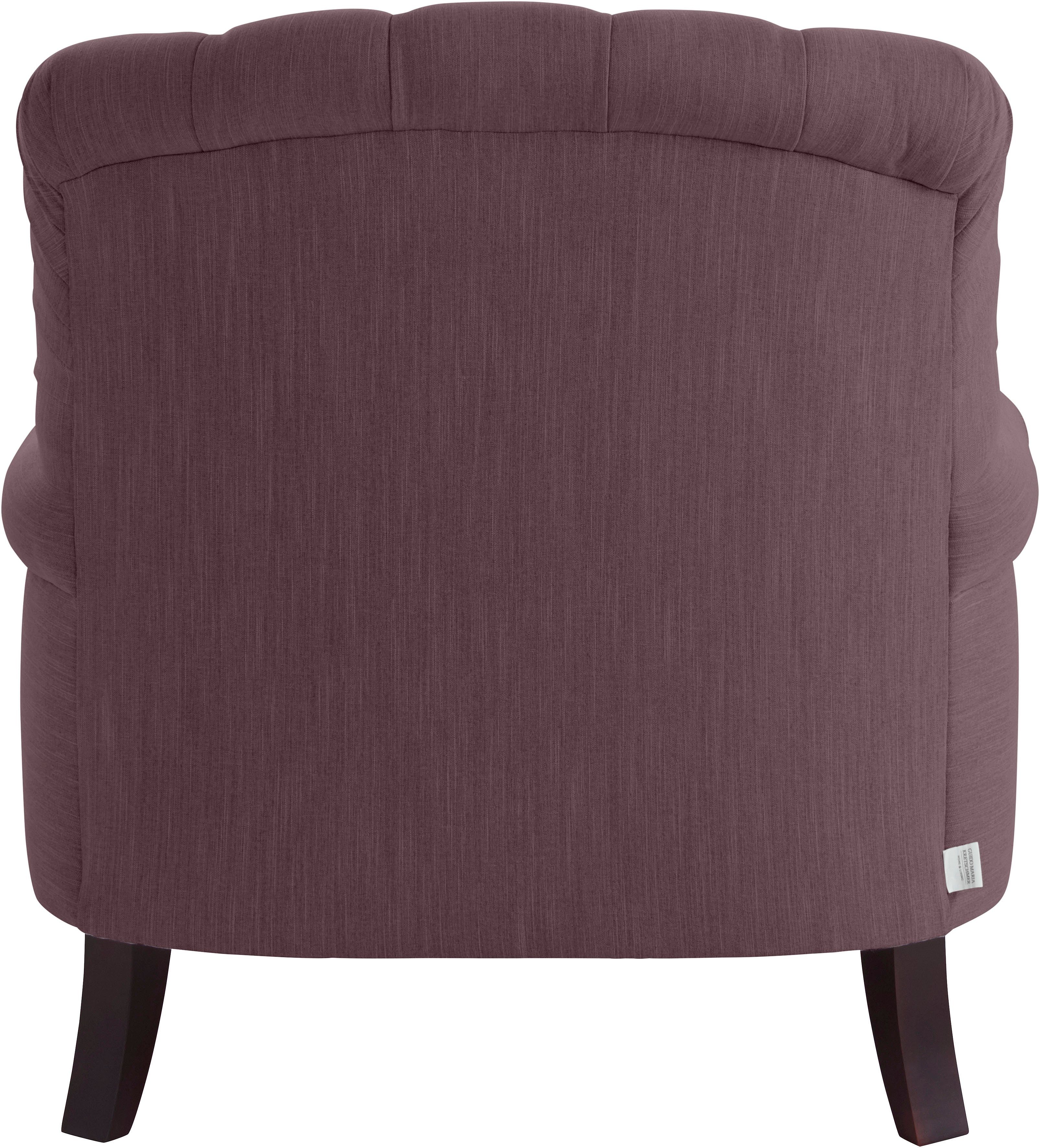 Guido Maria Kretschmer Home&Living Loveseat Amiens fauteuil loungefauteuil met prachtige capitonnage achter