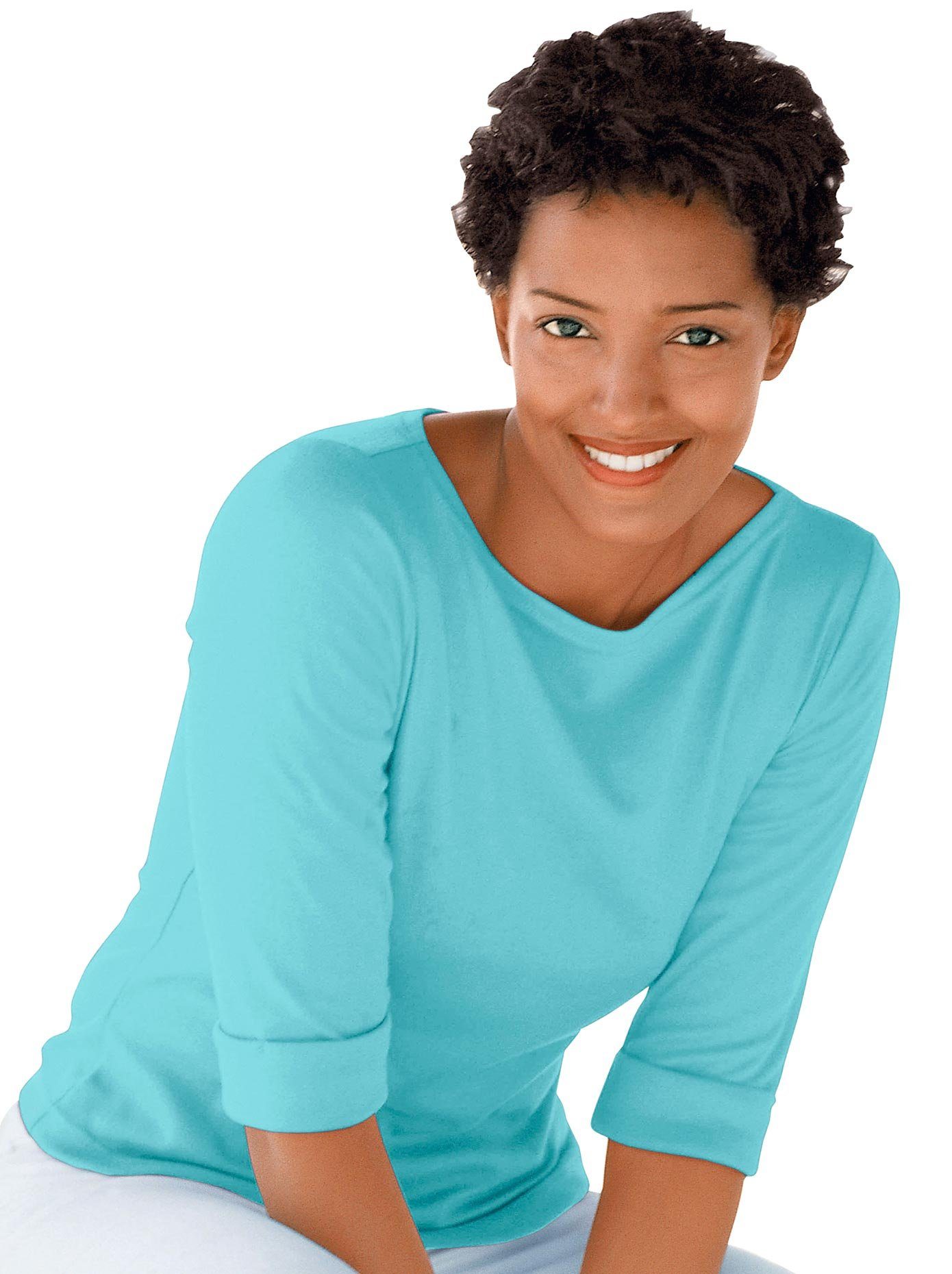 Classic Basics Shirt met ronde hals Shirt (1-delig)