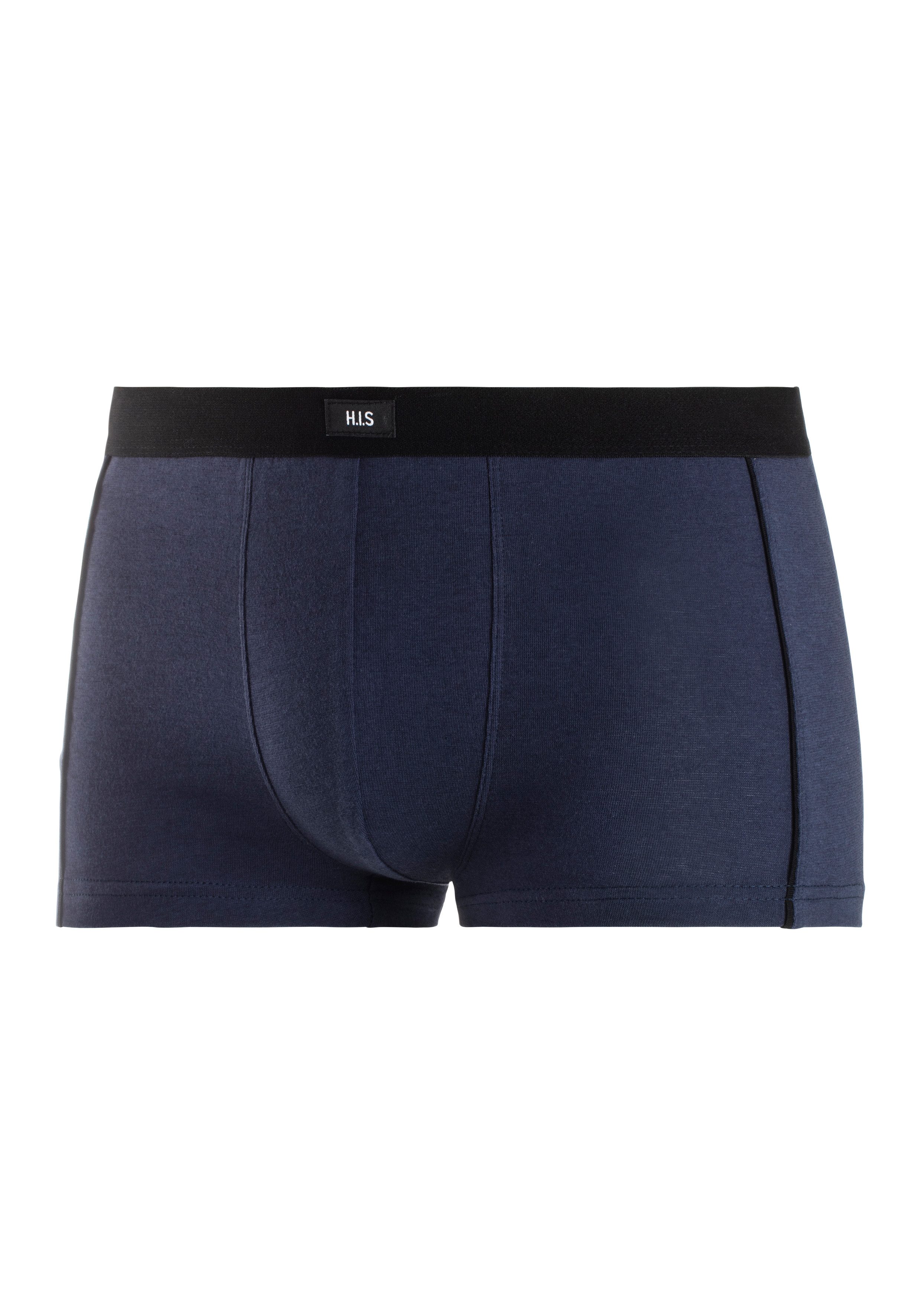 H.I.S Hipster strak zittende boxershorts van katoenmix (set 3 stuks)