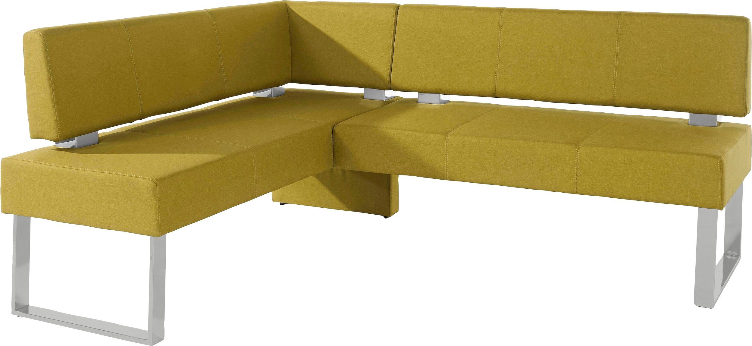 Home affaire Hoekbank RAB in 2 breedten (180 of 200 cm), bekleding in verschillende kwaliteiten groen, hoekbanken, Geweven stof, Lange zijde rechts