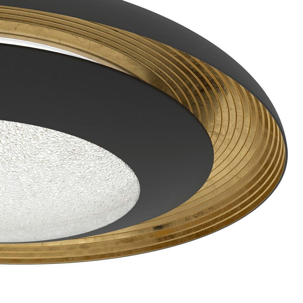 EGLO Plafondlamp CANICOSA 2 plafondlamp, goud, zwart, dimbaar, tuneable white, CCT (1 stuk)
