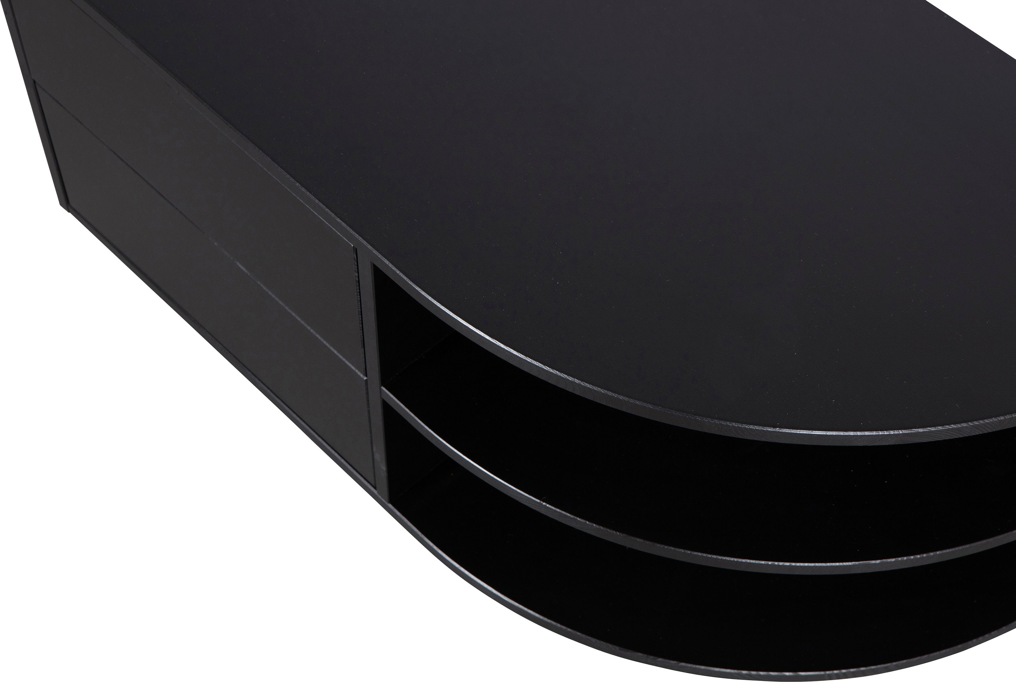 WOOOD Tv-meubel Finca, commode met afgerond afsluitend rek met modern push-to-open systeem, breedte 78 cm