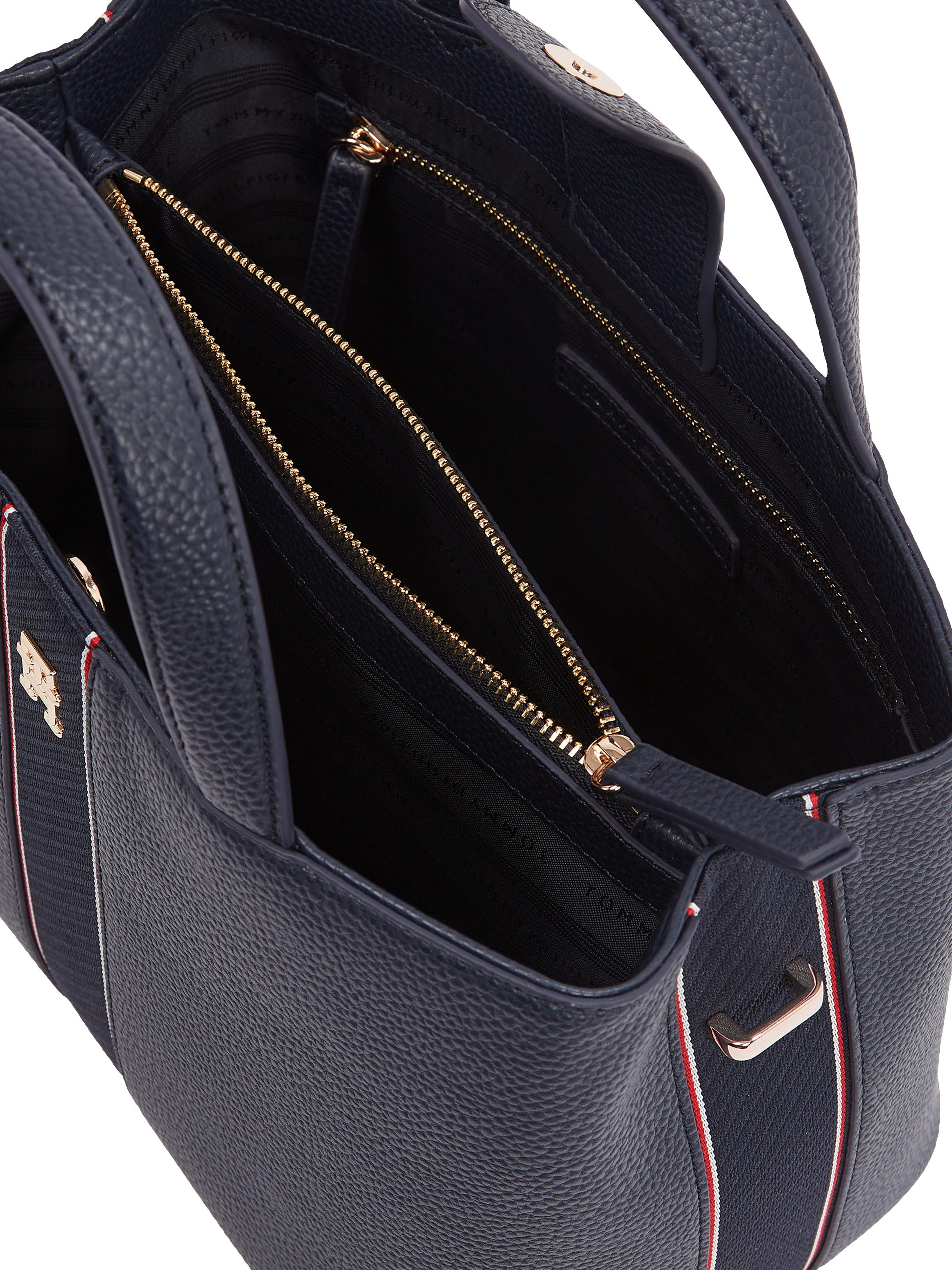 Tommy Hilfiger Schoudertas TH LEGACY SATCHEL dames schoudertas handtas shopper met th-label