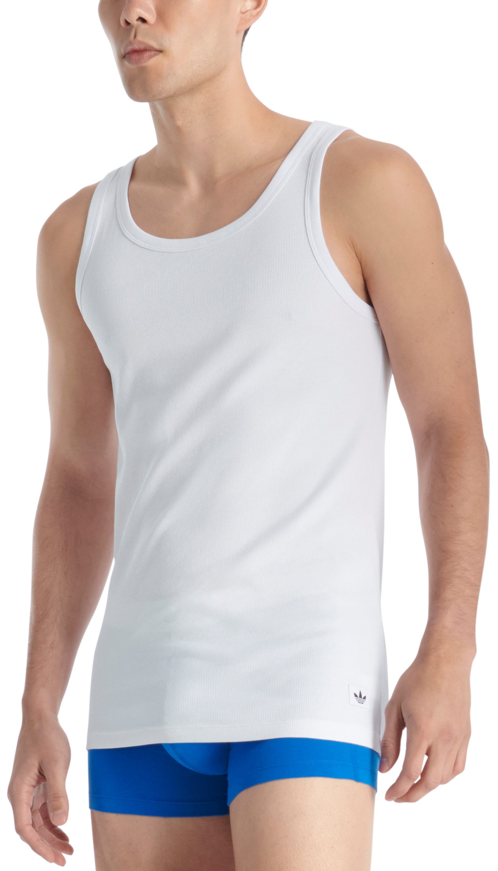 adidas Originals Muscle-shirt met subtiel merklogo aan de zoom (Set van 2)