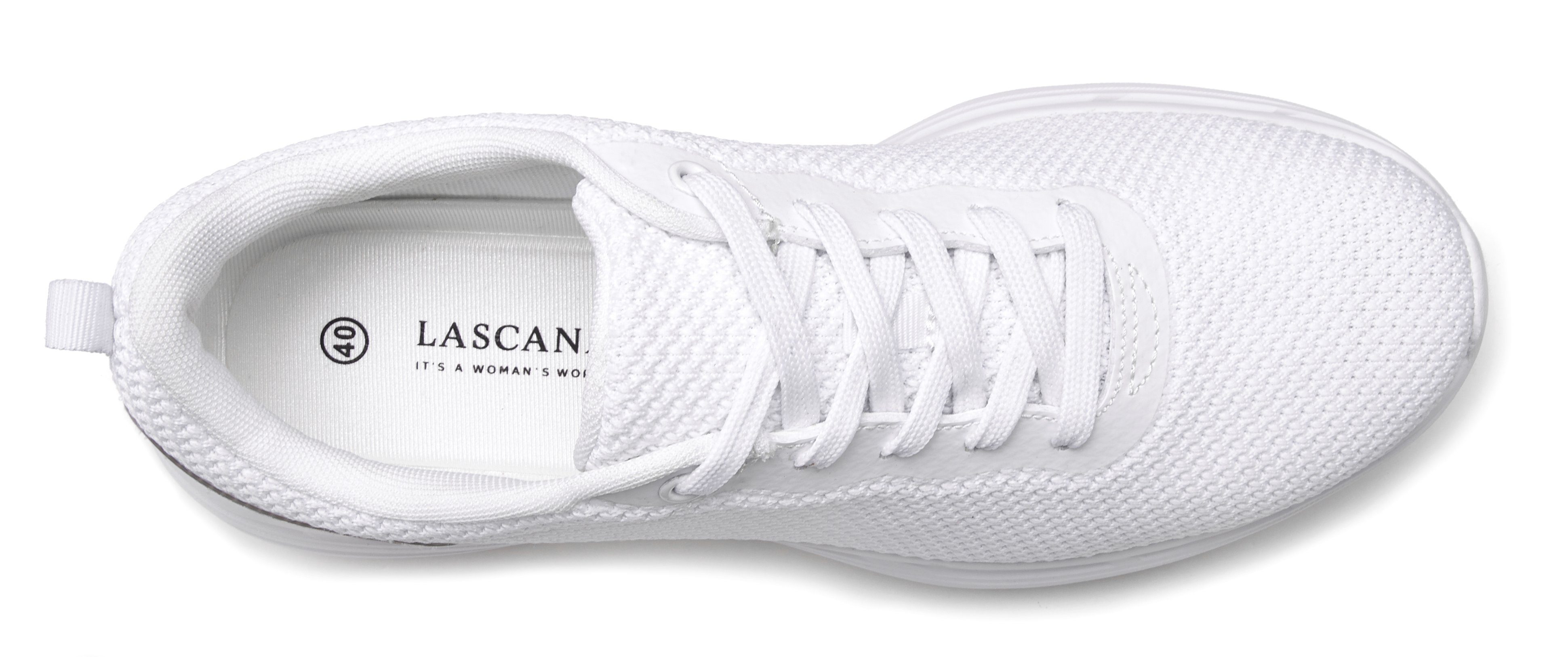 Lascana Sneakers Veterschoen, lage schoen, vrijetijdsschoen ultralicht VEGAN