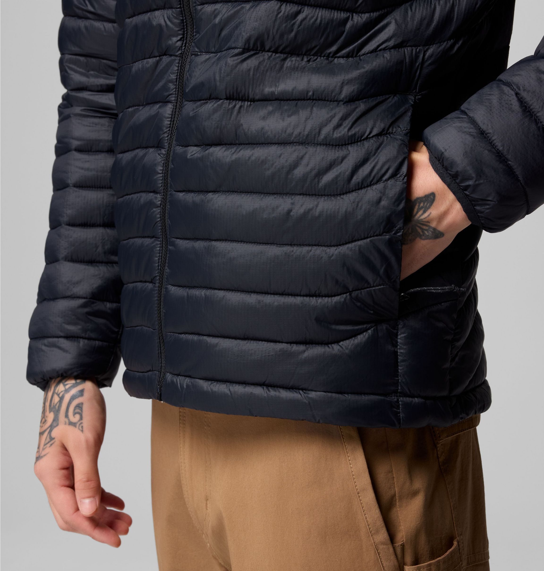 Columbia Gewatteerde jas POWDER PASS HOODED JACKET (1 stuk)