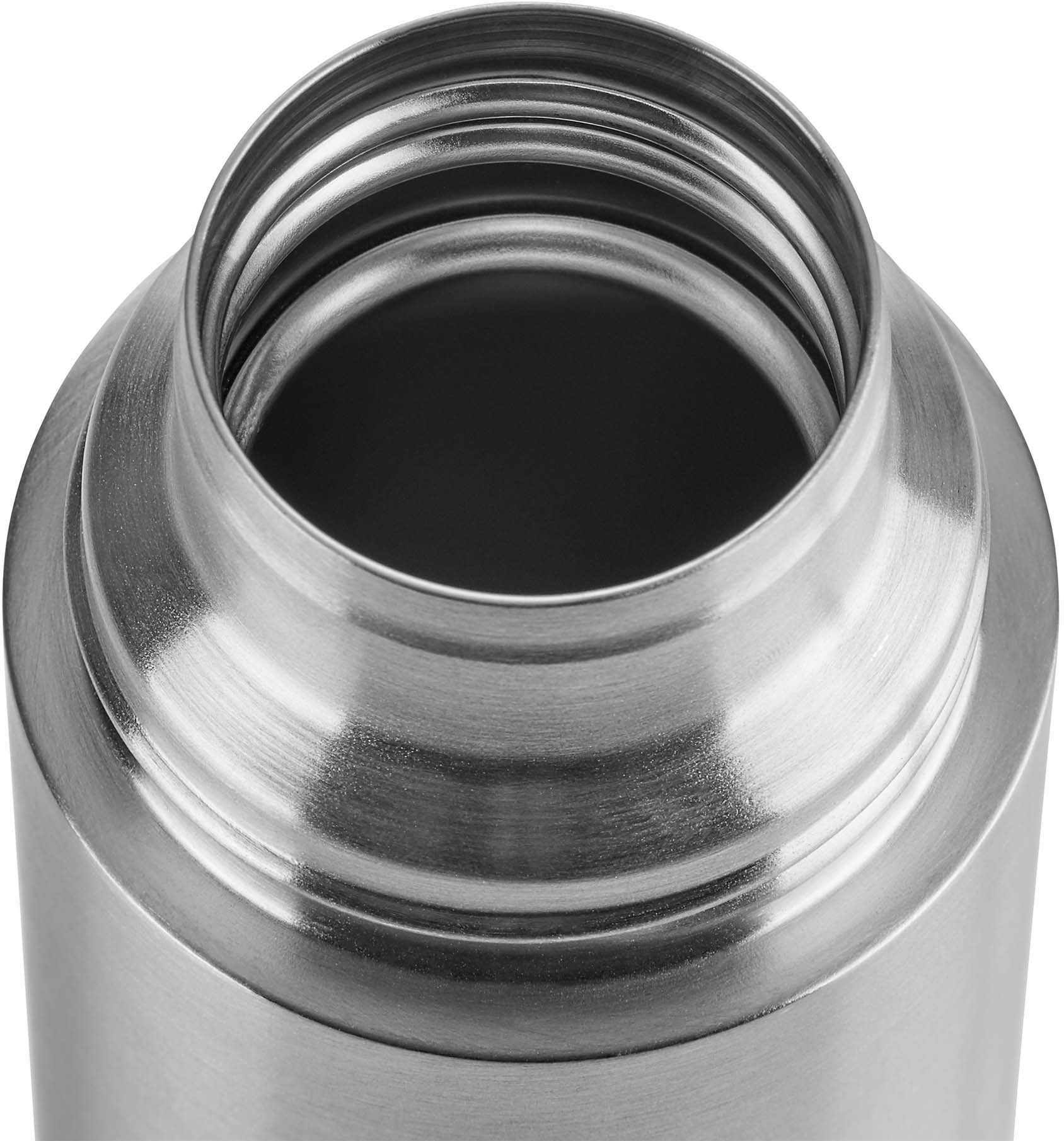 Emsa Thermosfles Mobilty Edelstaal zwart, Safe Loc-sluiting, 100% dicht, 12h heet/24h koud