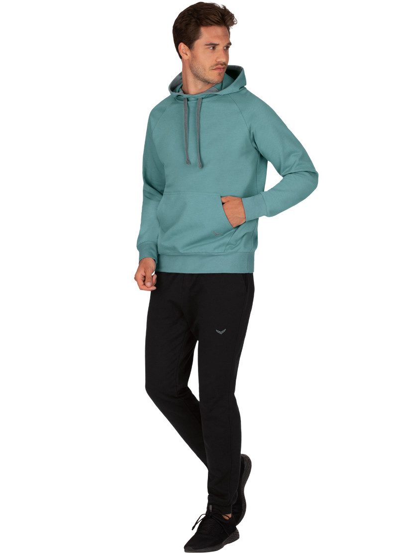 Trigema Joggingpak TRIGEMA joggingpak van biokatoen (1-delig) heren trainingspakken maat XL groen