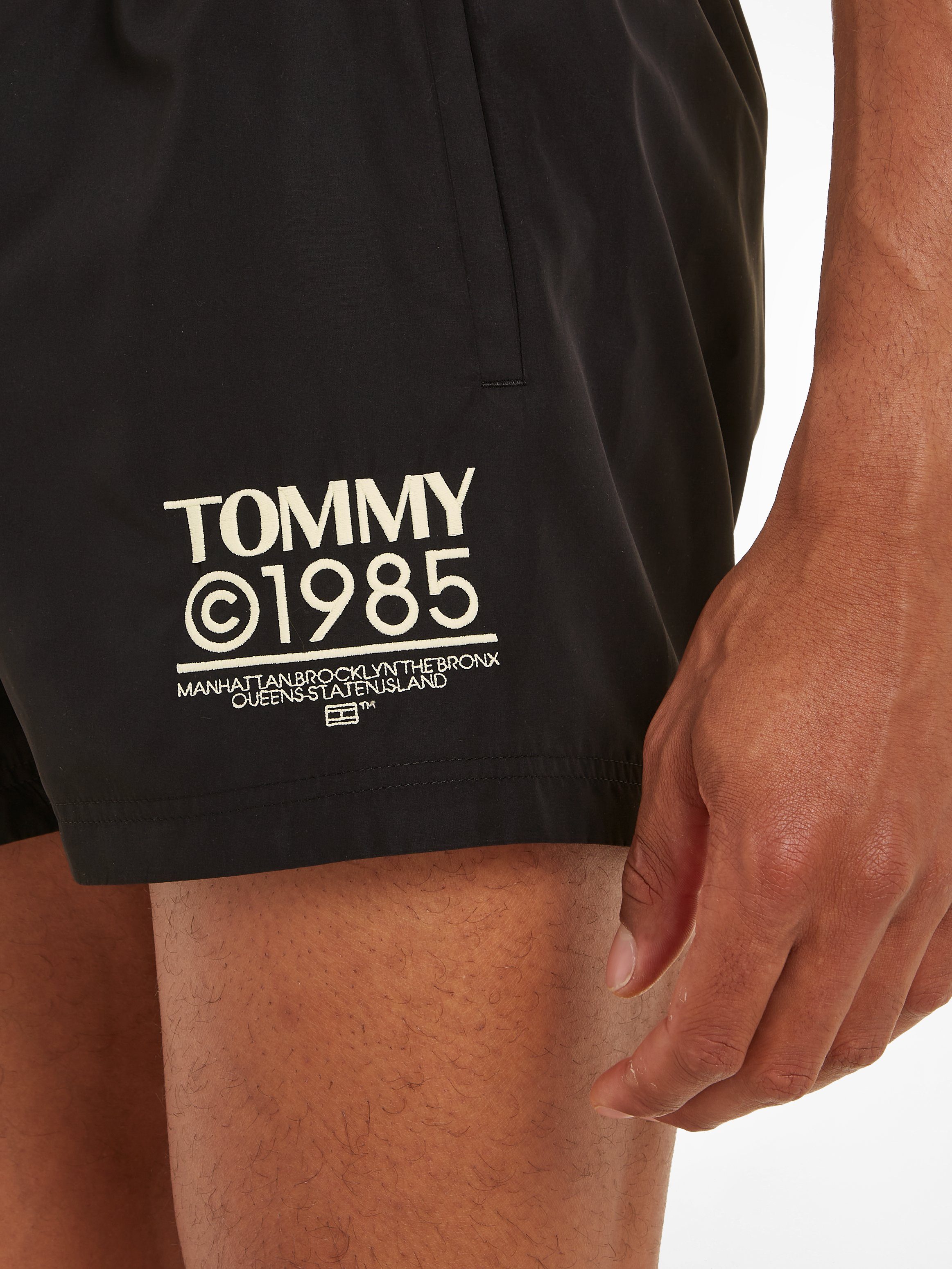 Tommy Hilfiger Swimwear Zwemshort SF SHORT DRAWSTRING met iconische logo-inscriptie