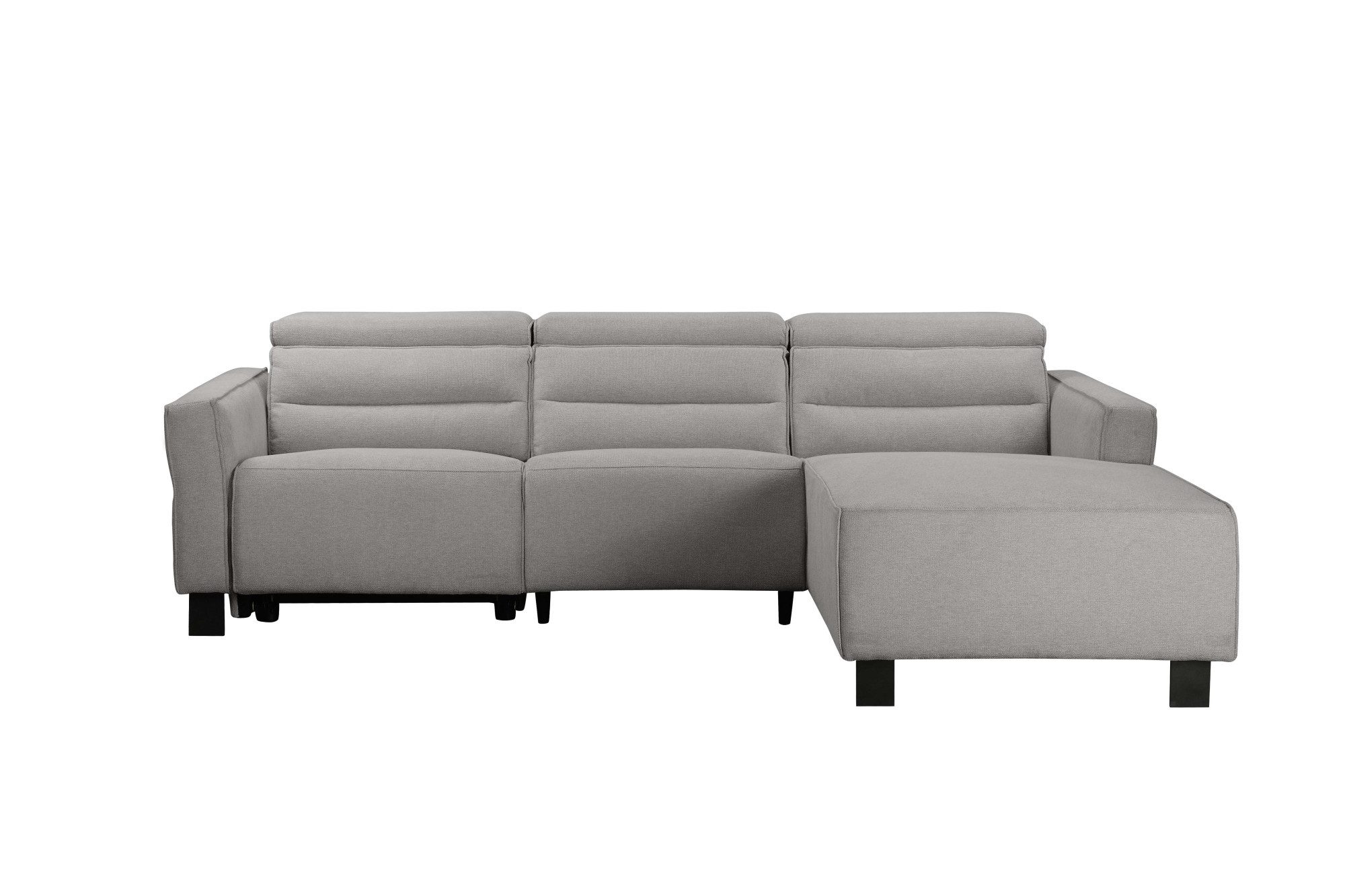 Places of Style Hoekbank Carpari, L-vorm, 263 cm, handmatige of elektrische relaxfunctie