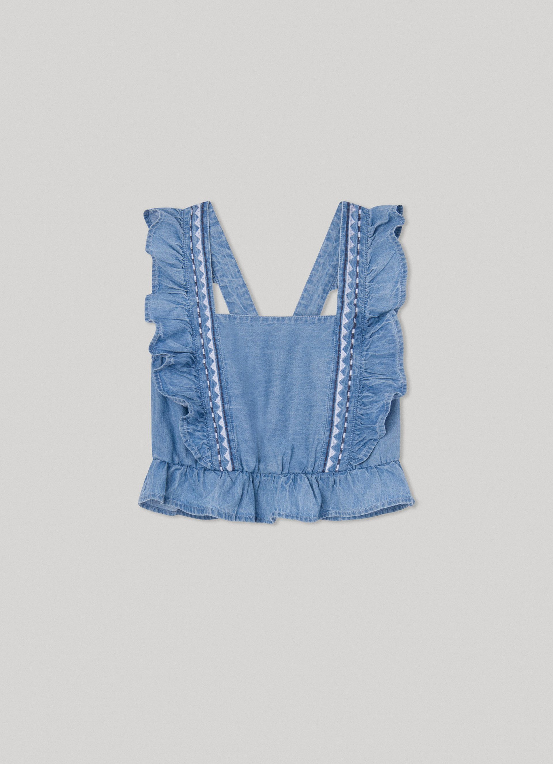 Pepe Jeans Blouse met ruches QUELA