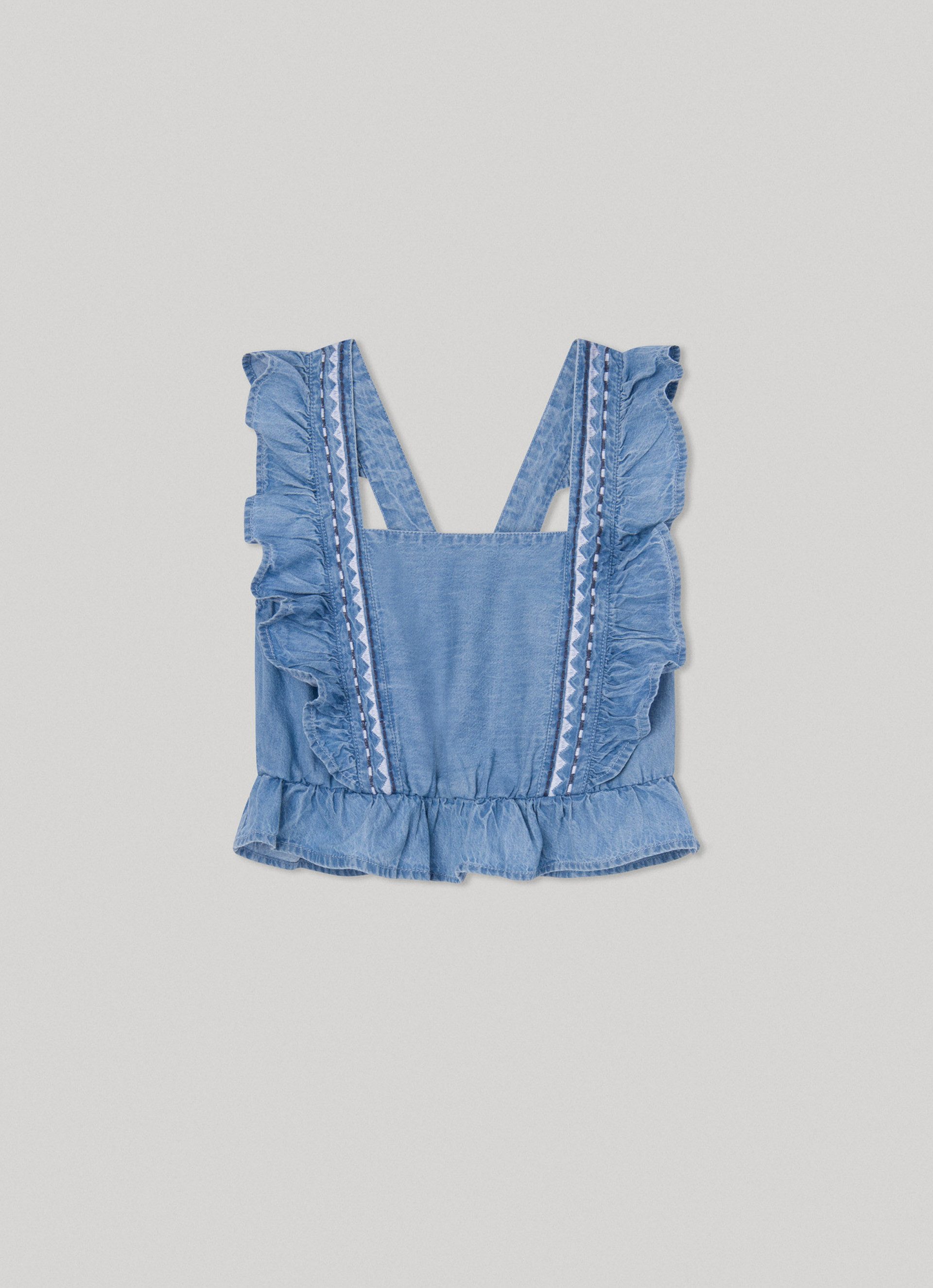 Pepe Jeans Blouse met ruches