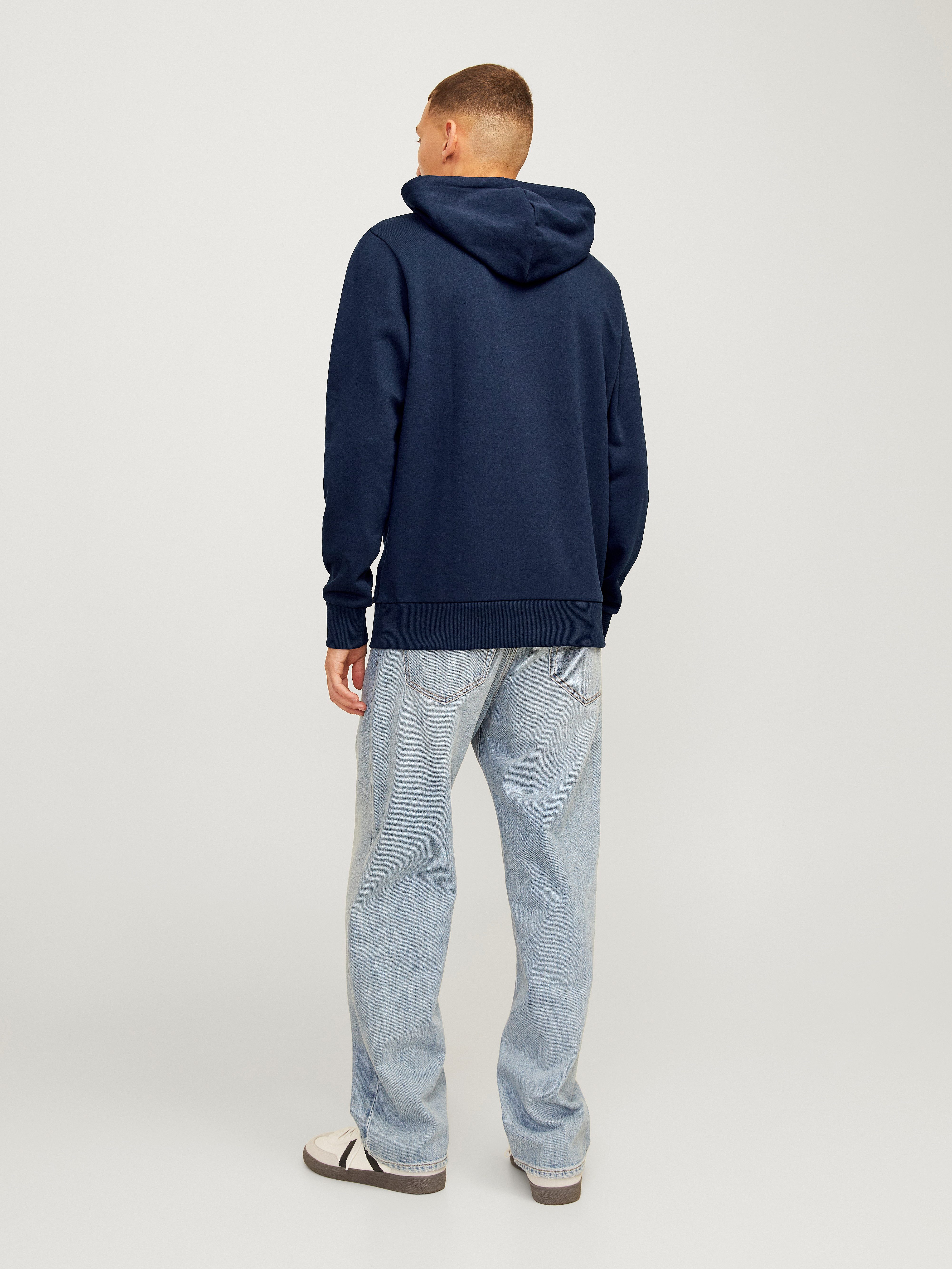 Jack & Jones Hoodie JJXMAS ONE COLOR FUNNY SWEAT HOOD