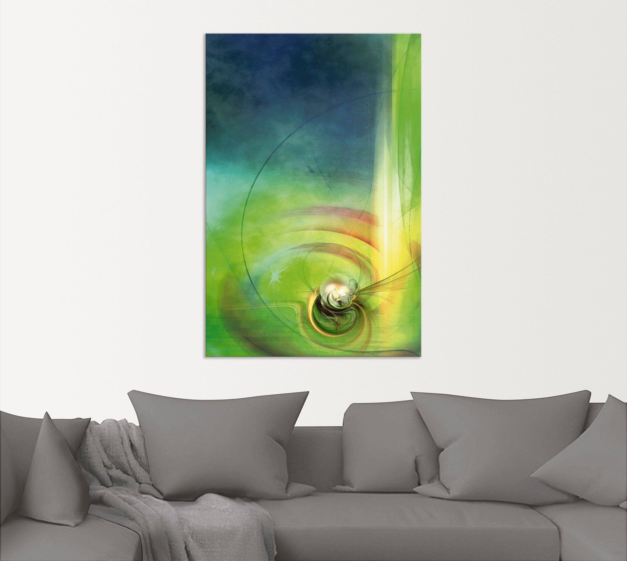Artland Artprint Abstract spel CB als artprint van aluminium, artprint voor buiten, poster in diverse formaten