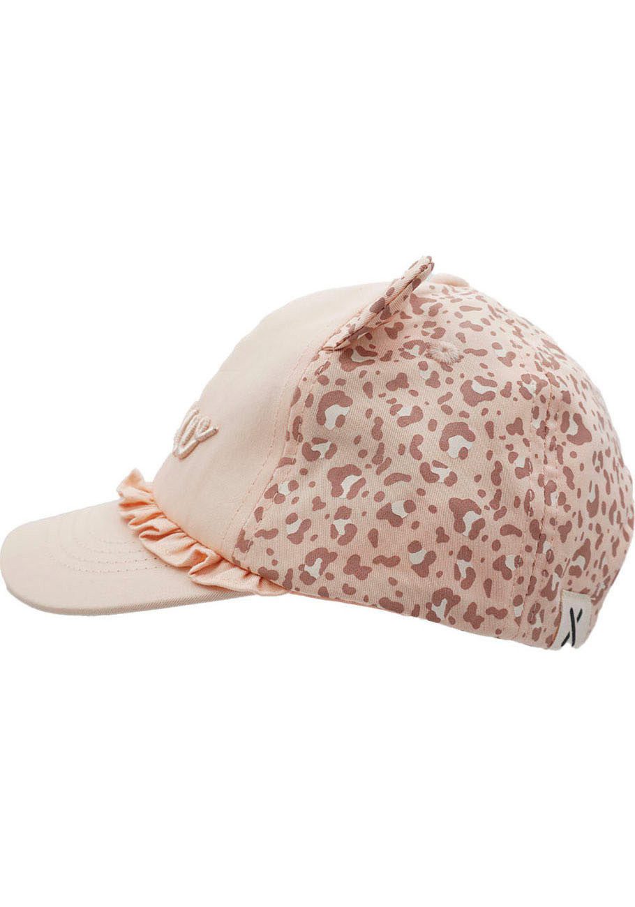 MAXIMO Baseball pet met dierenprint en speelse oortjes.