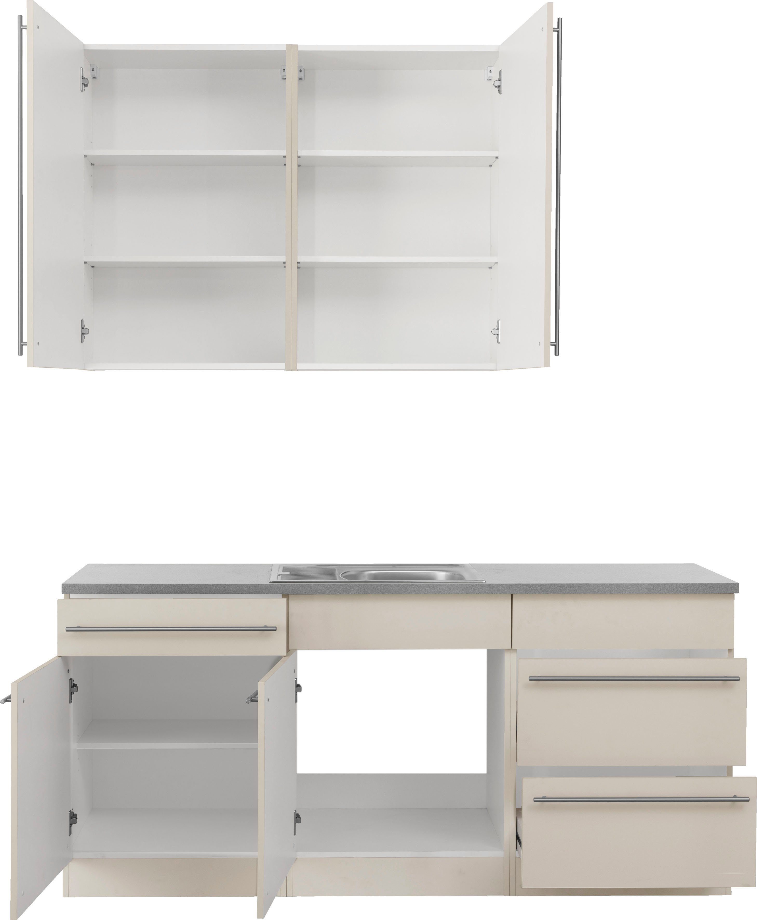 wiho Küchen Keuken Chicago keuze met elektrische apparaten, breedte 180 cm