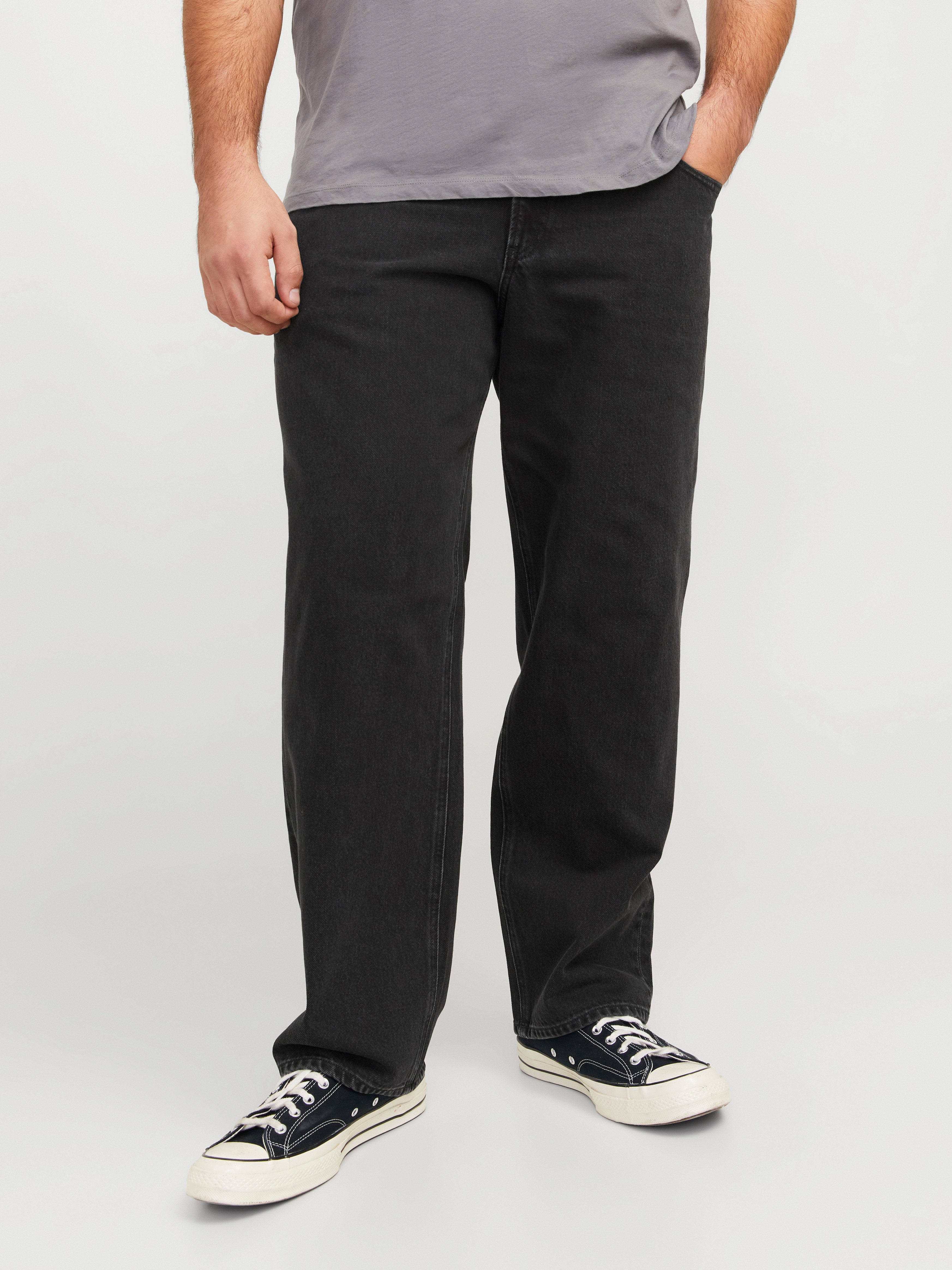Jack & Jones PlusSize Relax fit jeans heren jeans maat 44 zwart