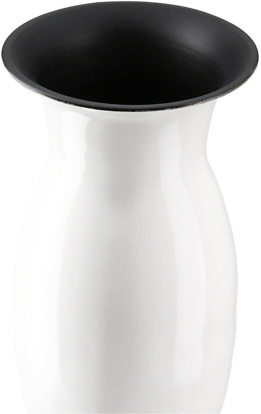 GILDE Tafelvaas Vase Neo weiß H.42,5 cm (1 stuk)