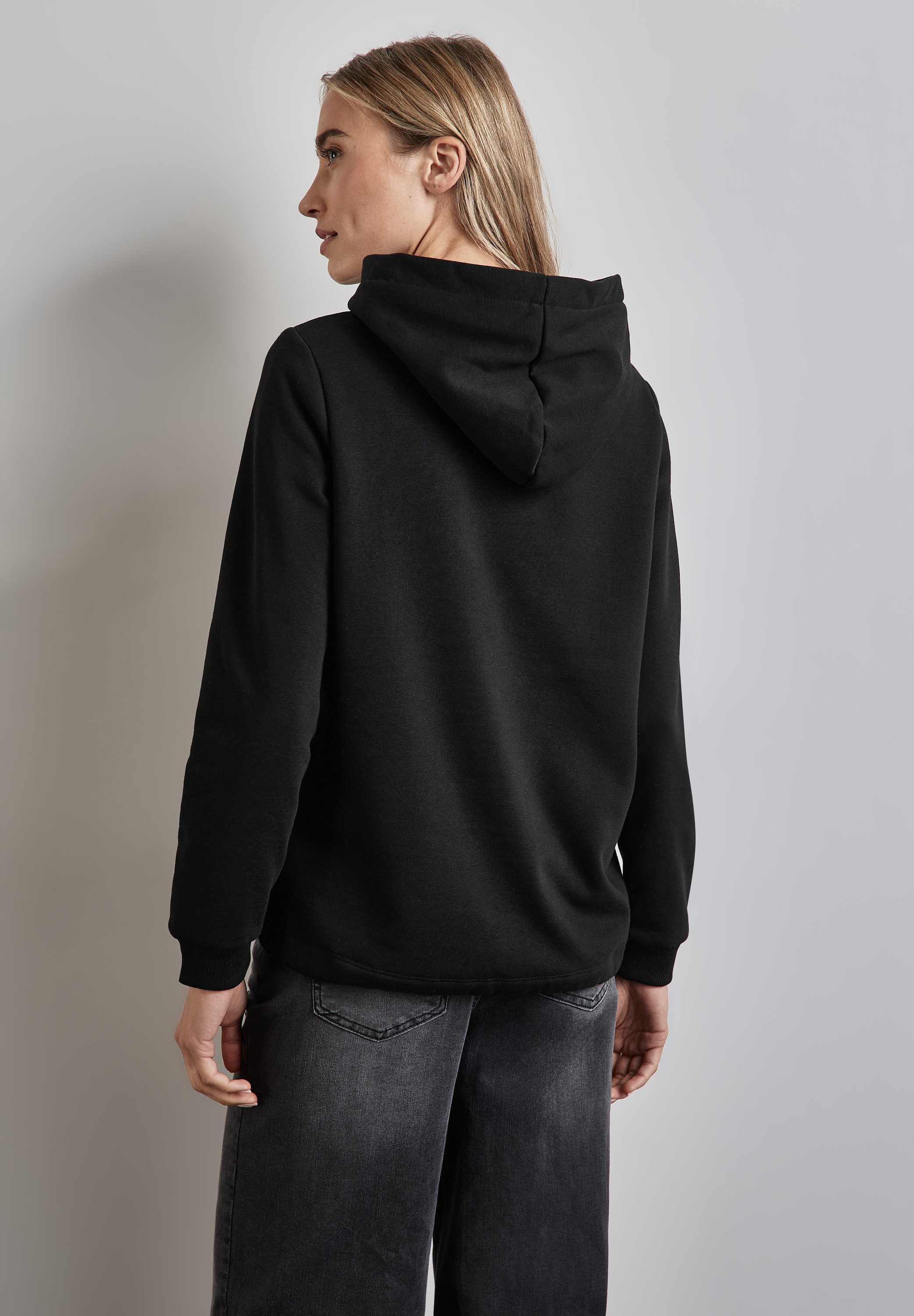 STREET ONE Hoodie met een rijgkoord bij de zoom