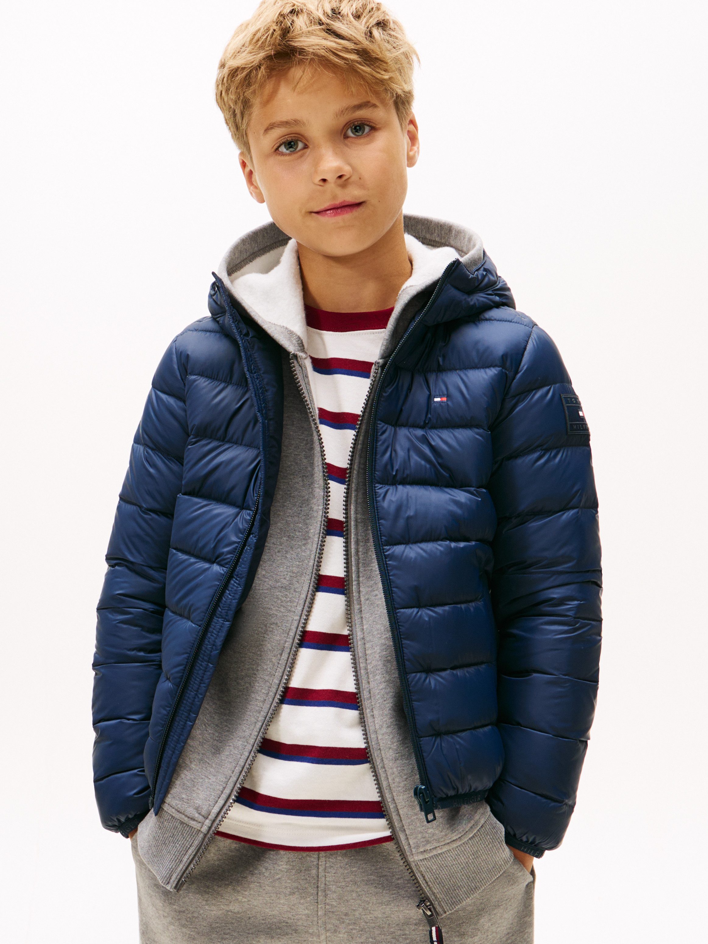 Tommy Hilfiger Gewatteerde jas U LIGHT DOWN HOODED JACKET