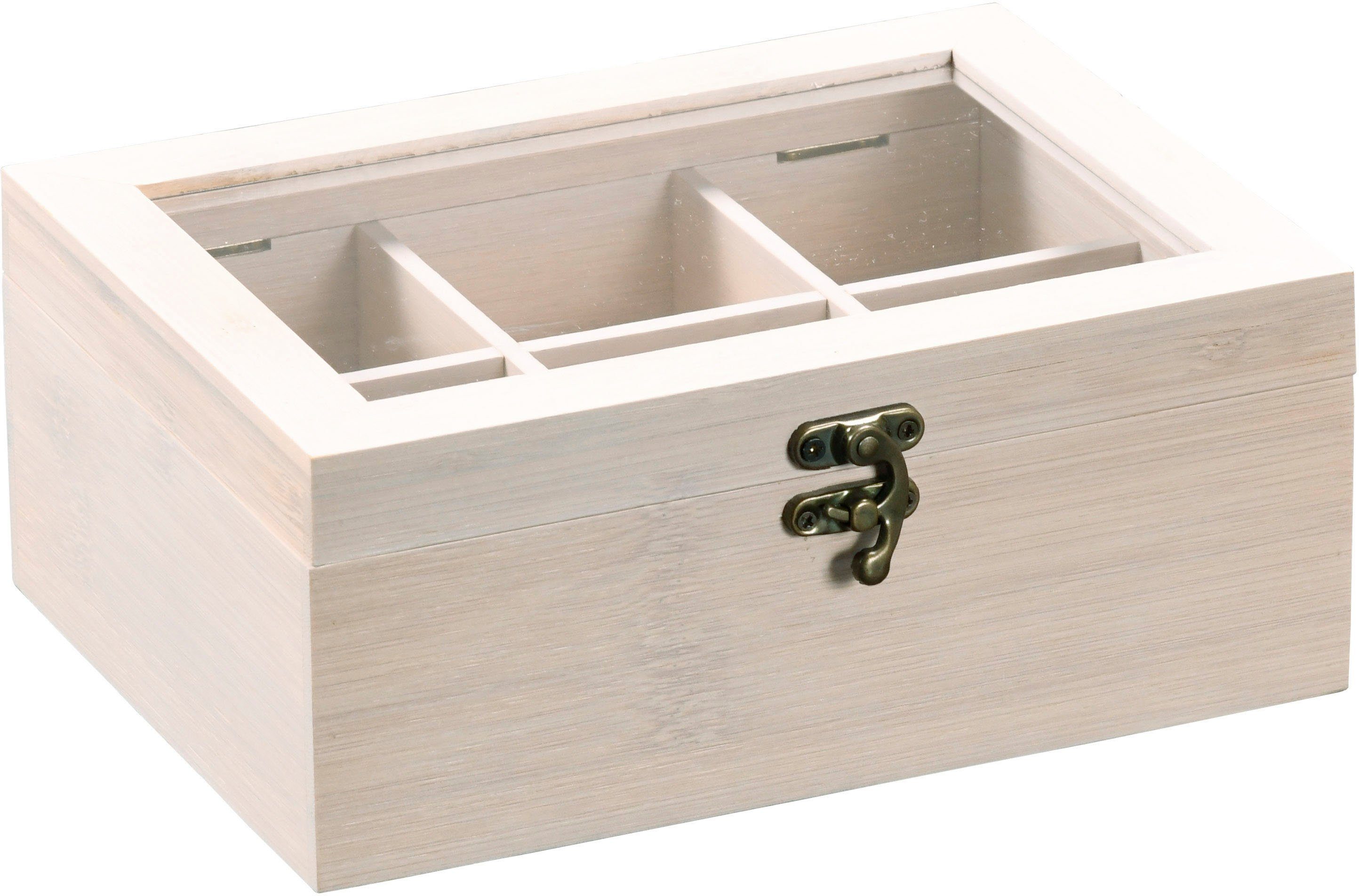 KESPER for kitchen & home Theedoos Tee-Box mit 6 Fächern (1-delig)