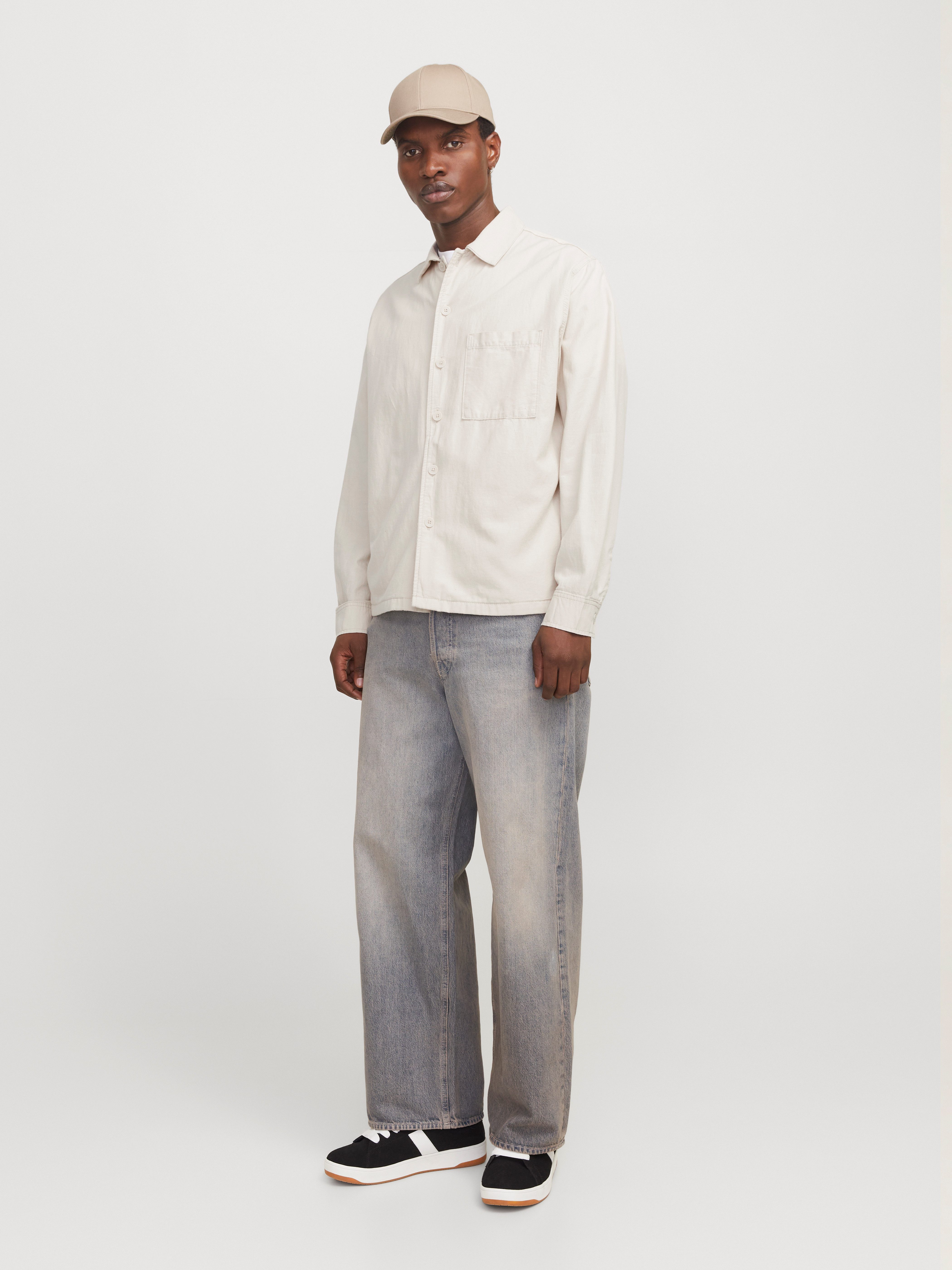 Jack & Jones Overhemd met lange mouwen JJEURBAN EDGE OVERSHIRT LS SN