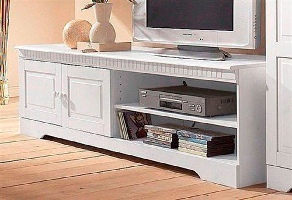 Home affaire Tv-meubel Cubrix Commode van mooi massief dennenhout, breedte 162 cm