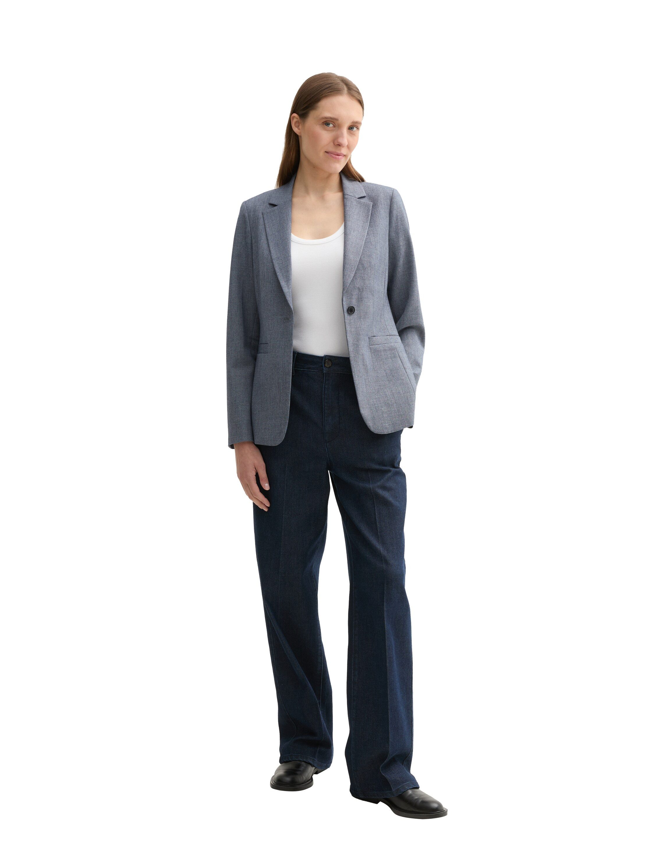 Tom Tailor Korte blazer met v-hals