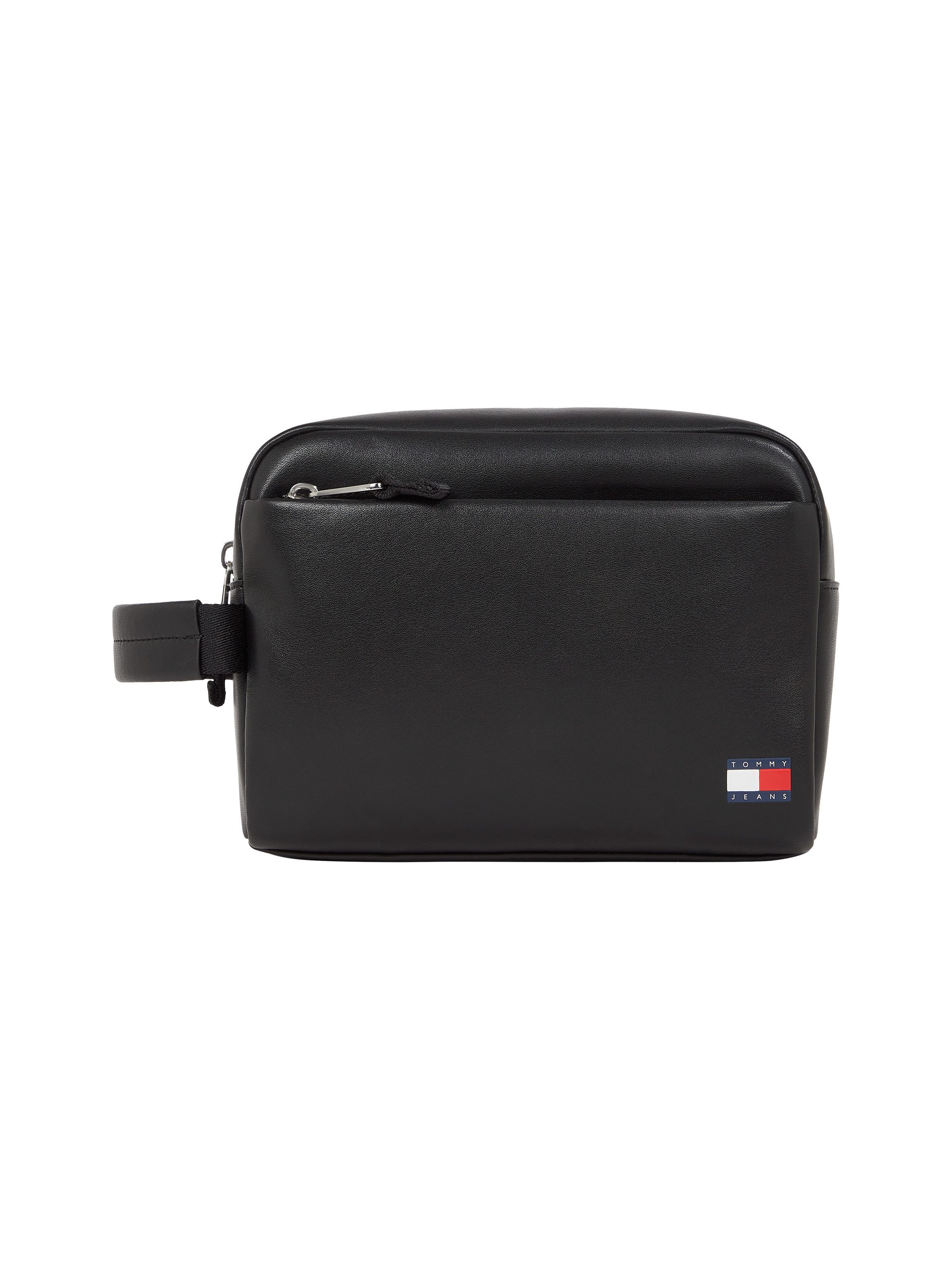 TOMMY JEANS Toilettas TJM HERITAGE LEATHER WASHBAG