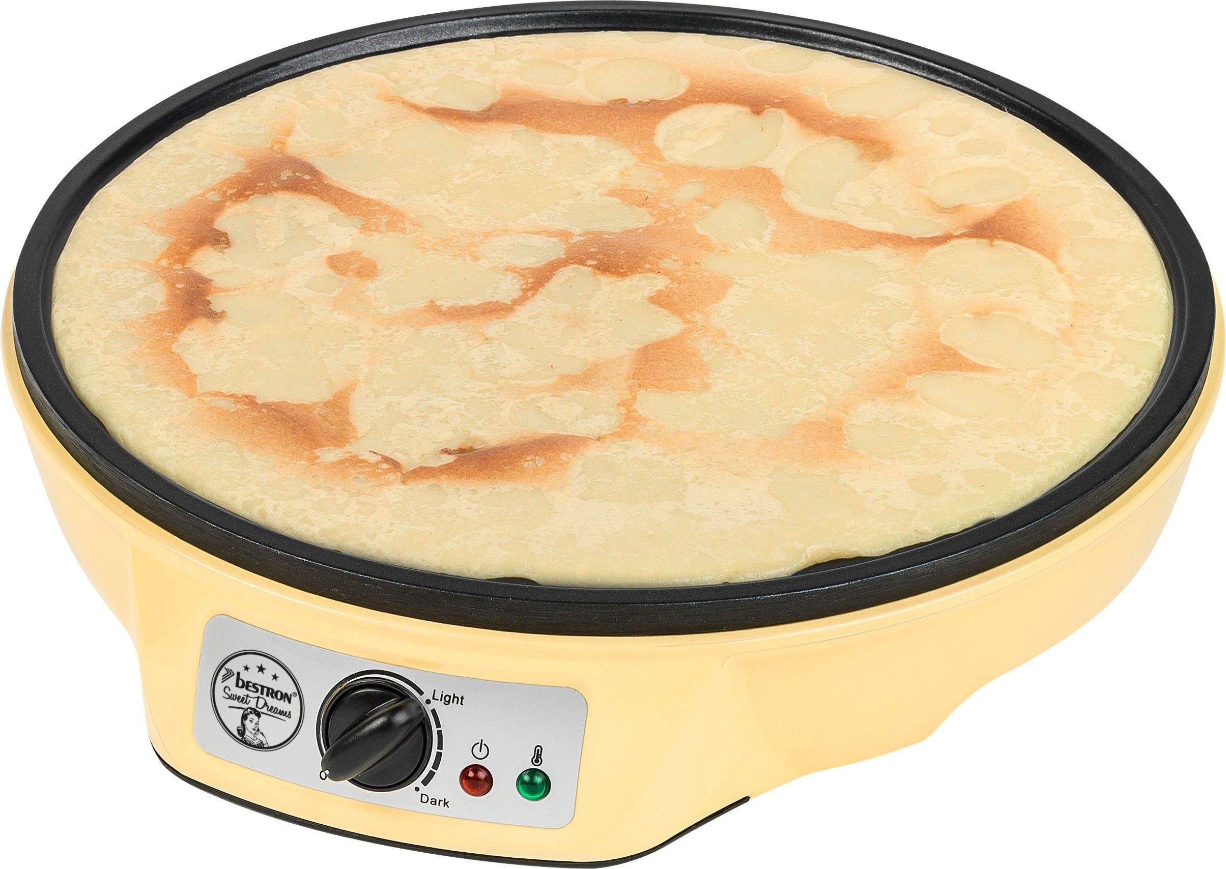 bestron Crêpe maker ASW602 Sweet Dreams inclusief deegverdeler & crêpesspatel, antiaanbaklaag