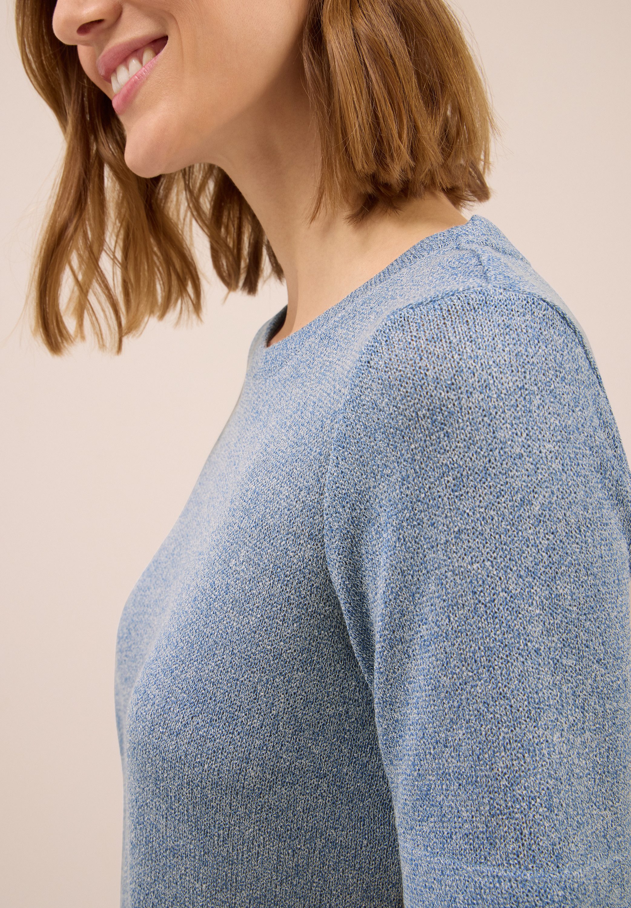 Cecil T-shirt in fijne tricot-look