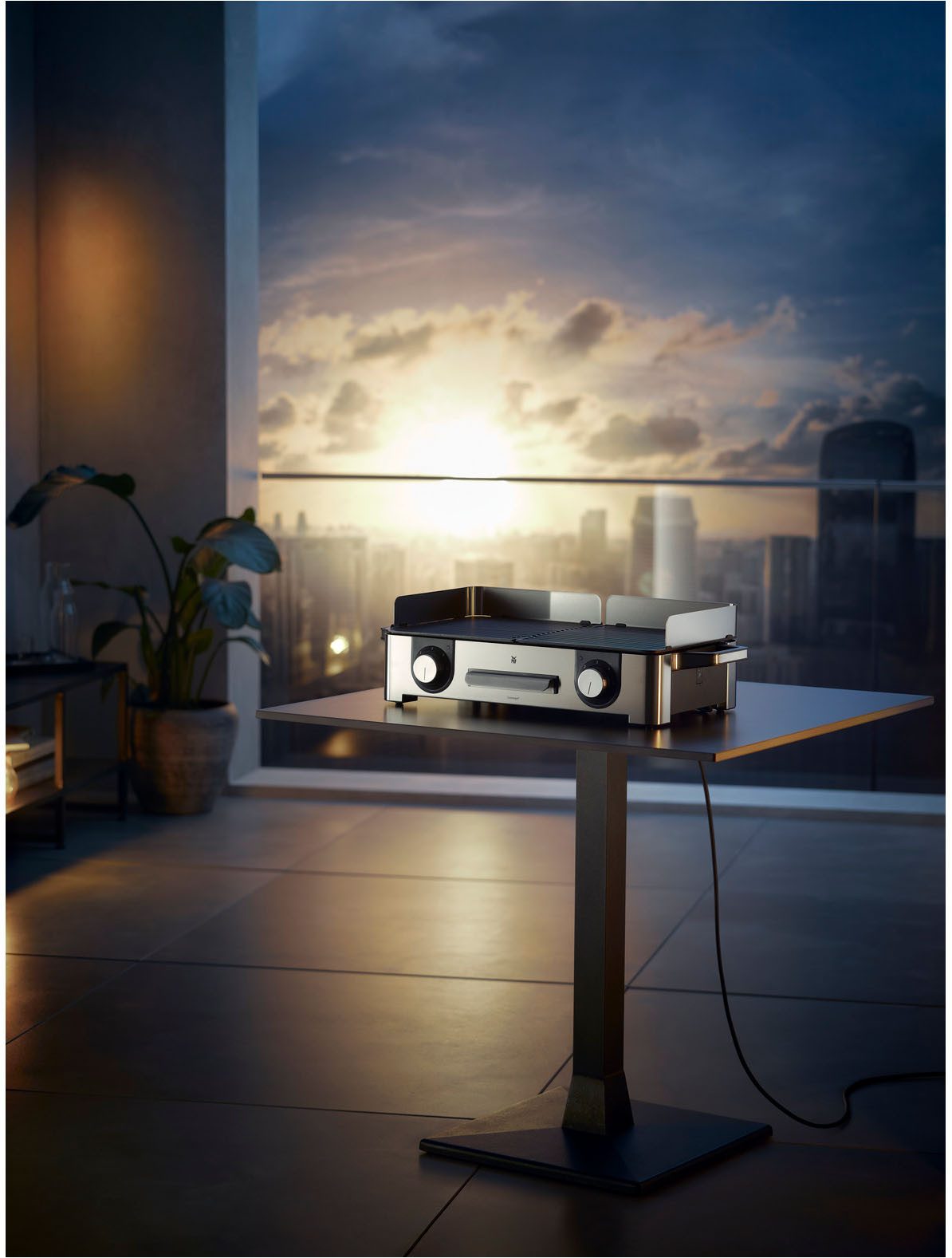 WMF Tafelgrill Lono Master Grill, getrennt regulierte Platten, variable Temperaturen