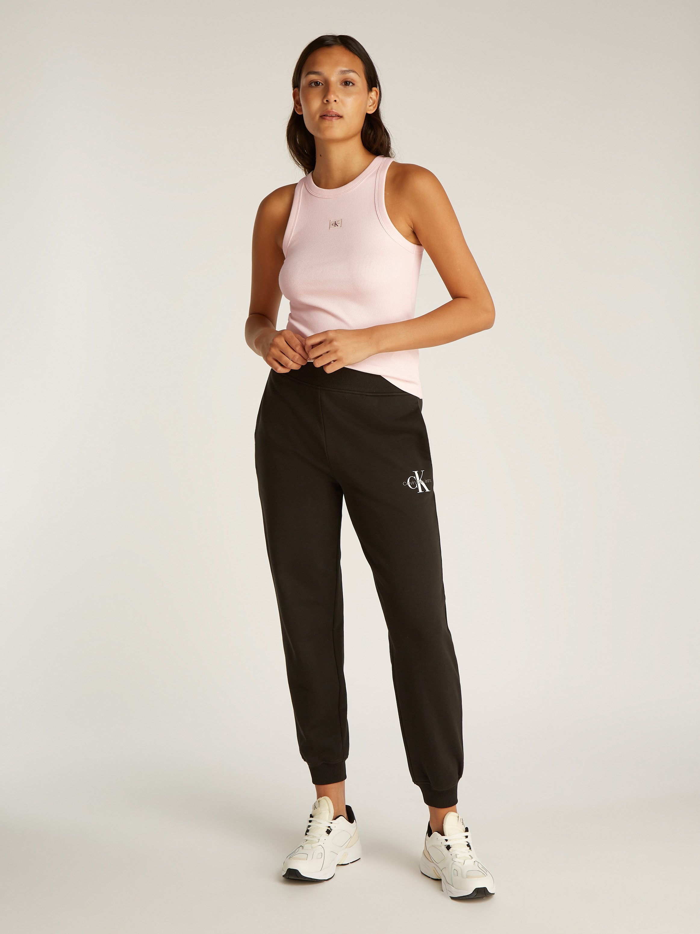 Calvin Klein Tanktop WOVEN LABEL RIB TANK TOP