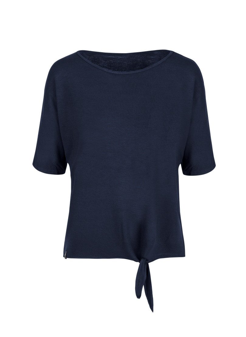 Trigema T-shirt TRIGEMA T-shirt met modieuze knoop (1-delig)