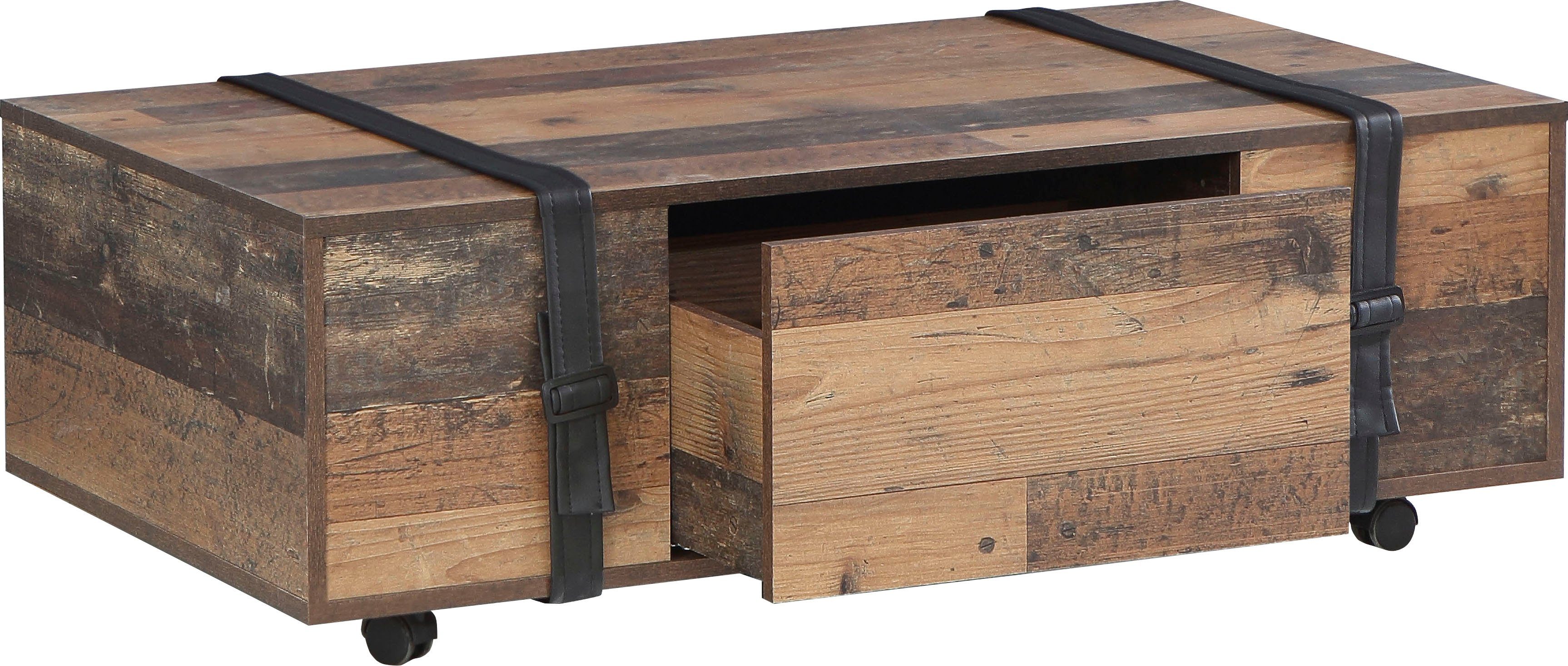 FORTE Salontafel Fobya op wieltjes, breedte ca. 110 cm