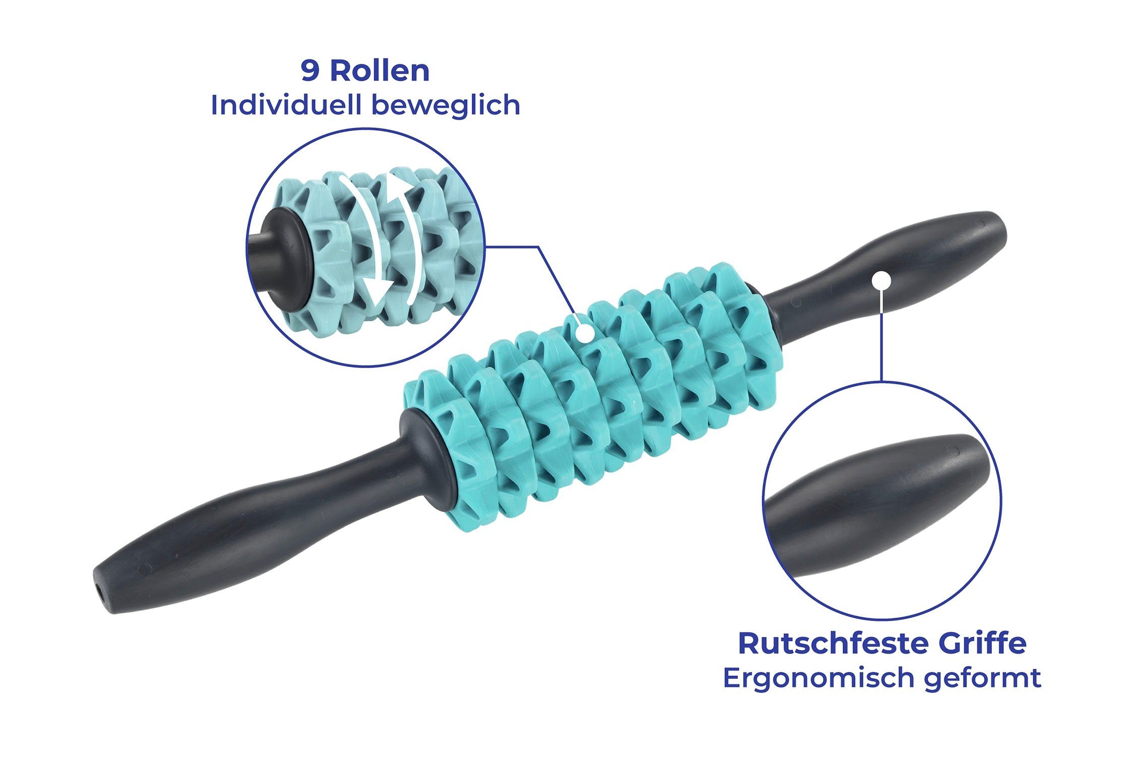 Maximex Massageroller 2-in-1 Faszien- und Massageroller