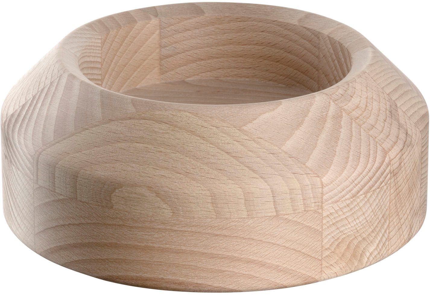 LEONARDO Decoratieve Schaal LEGNO 27 cm op houten sokkel (1 stuk)